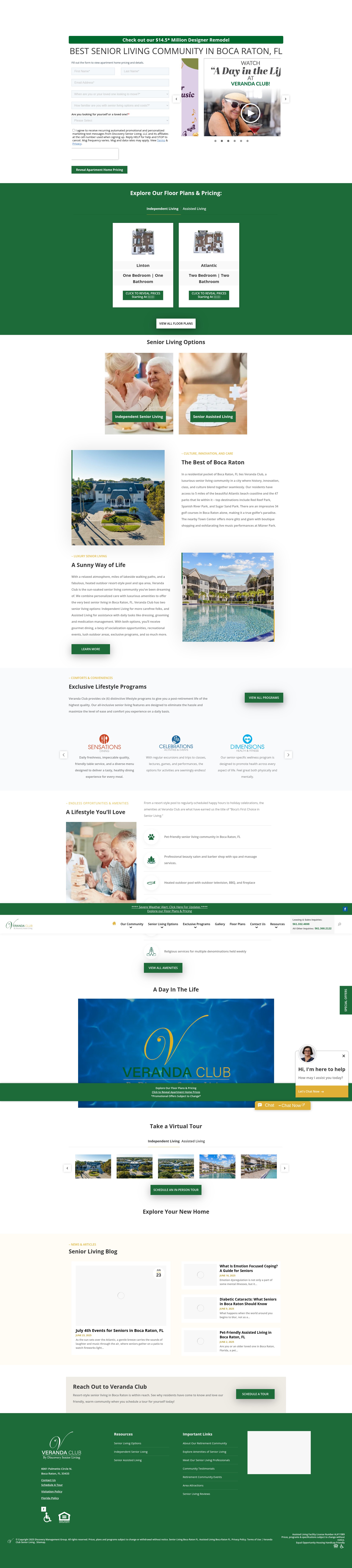 Screenshot of verandaclub.com