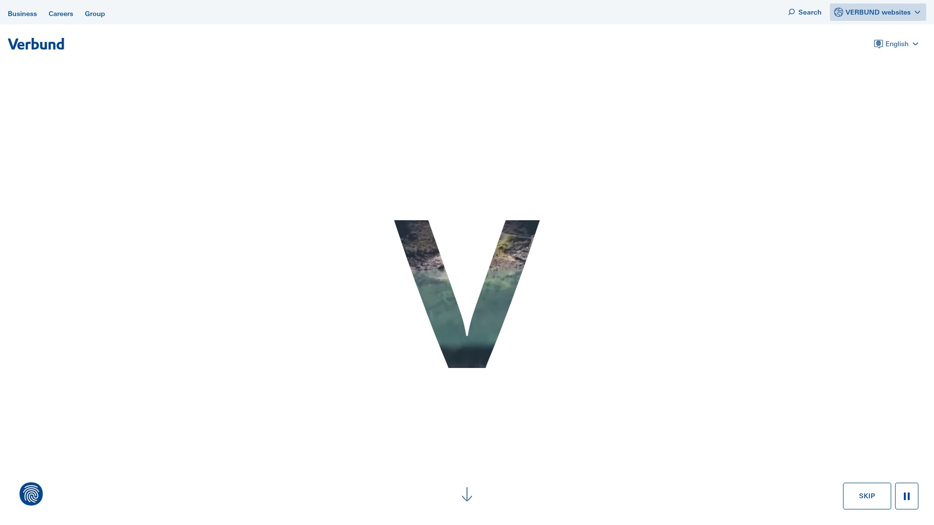 Screenshot of verbund.com