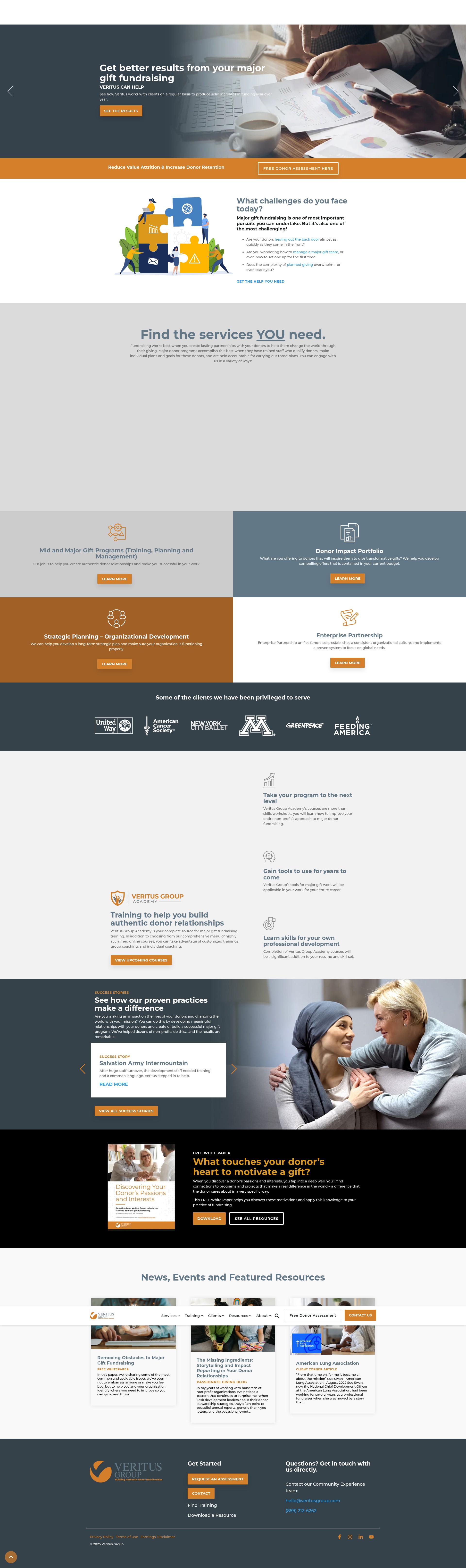 Screenshot of veritusgroup.com