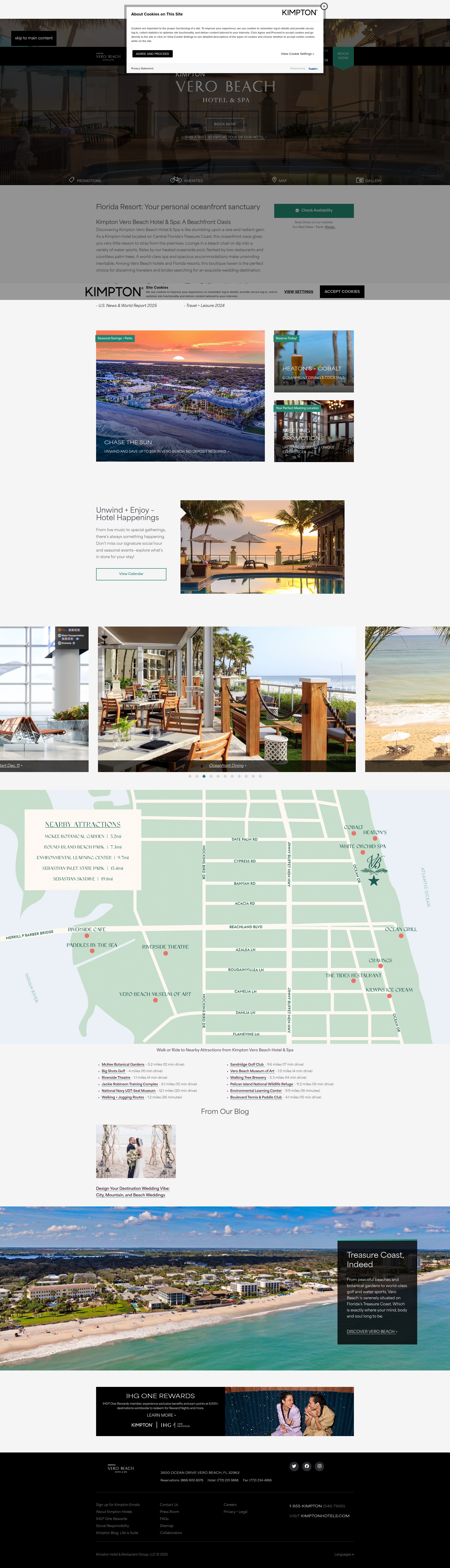 Screenshot of verobeachhotelandspa.com