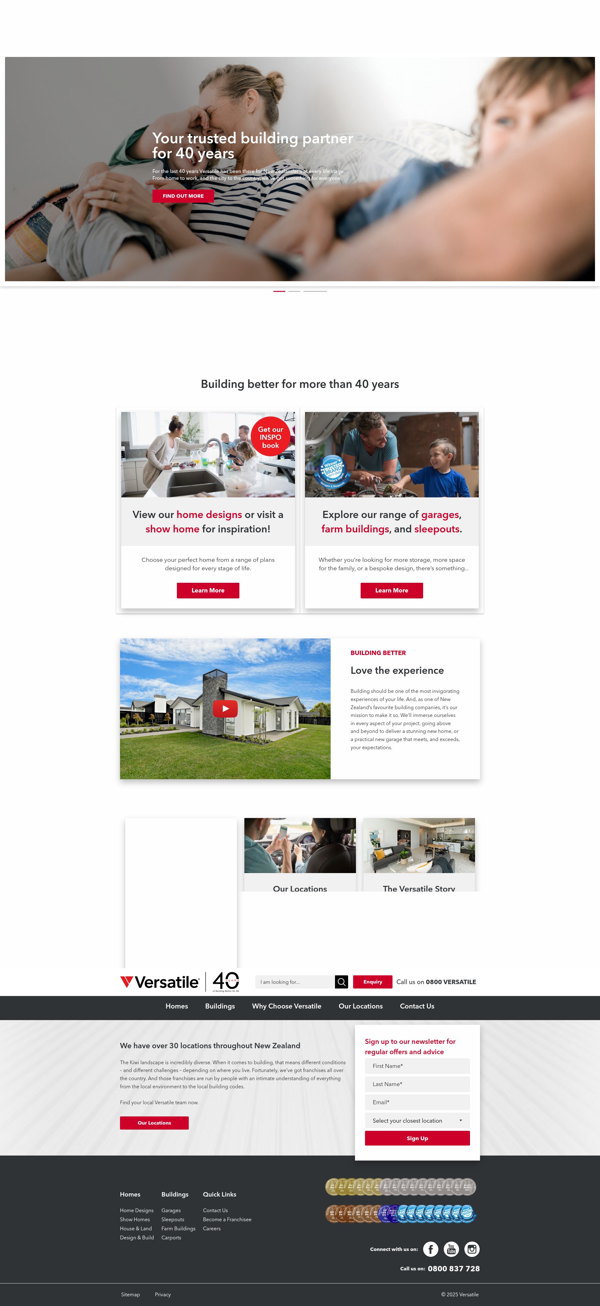 Screenshot of versatile.co.nz