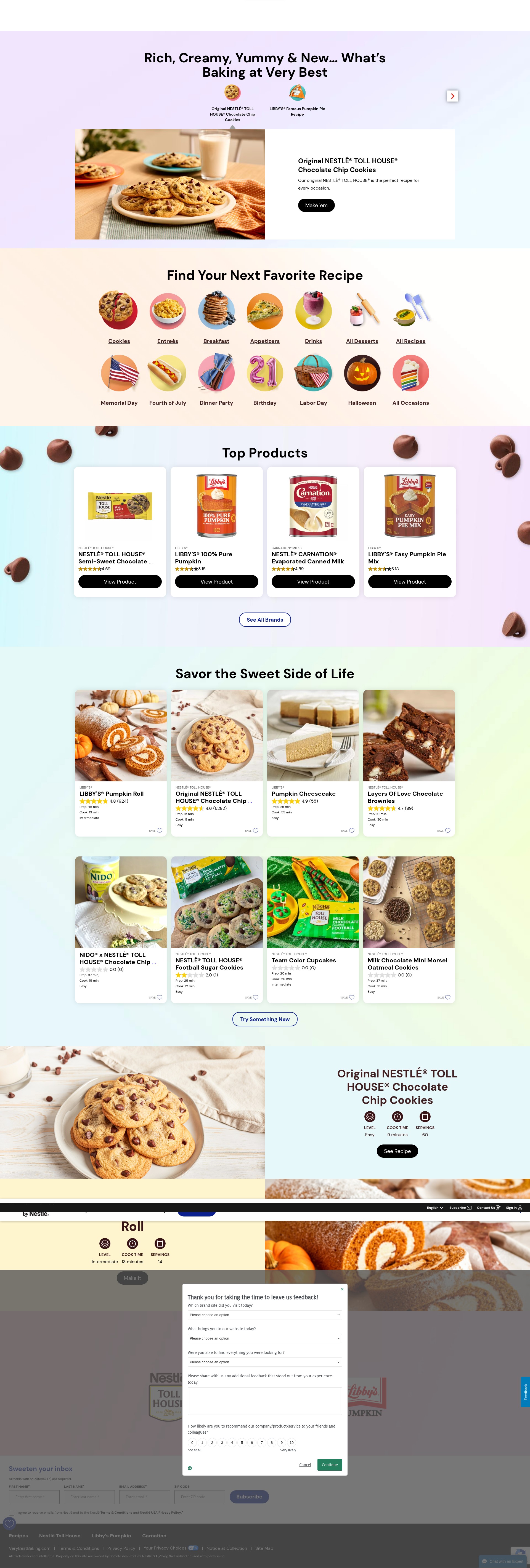 Screenshot of verybestbaking.com