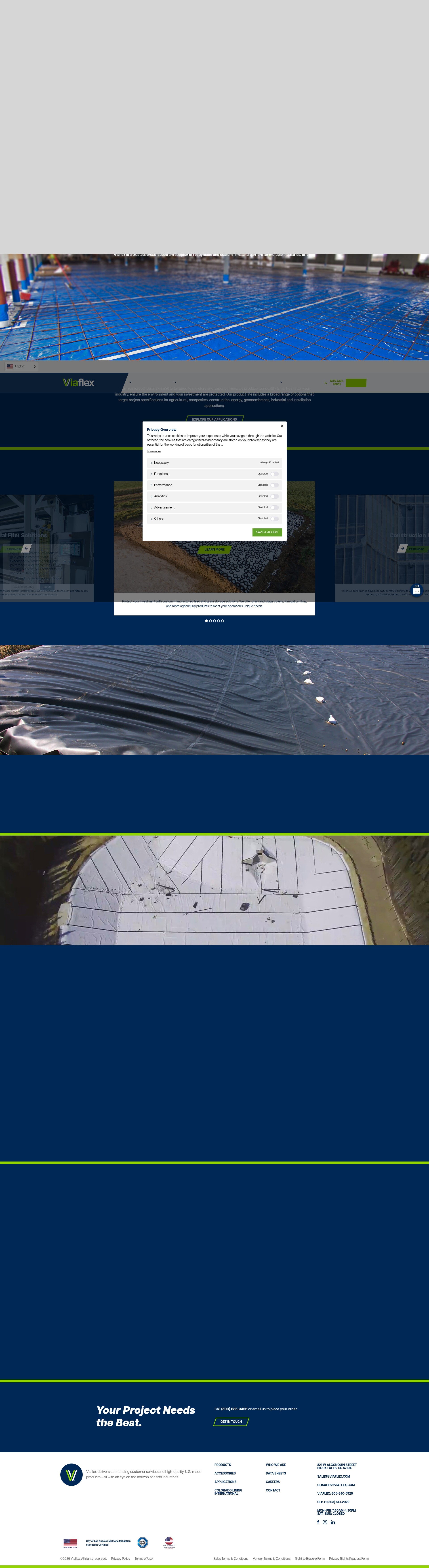 Screenshot of viaflex.com