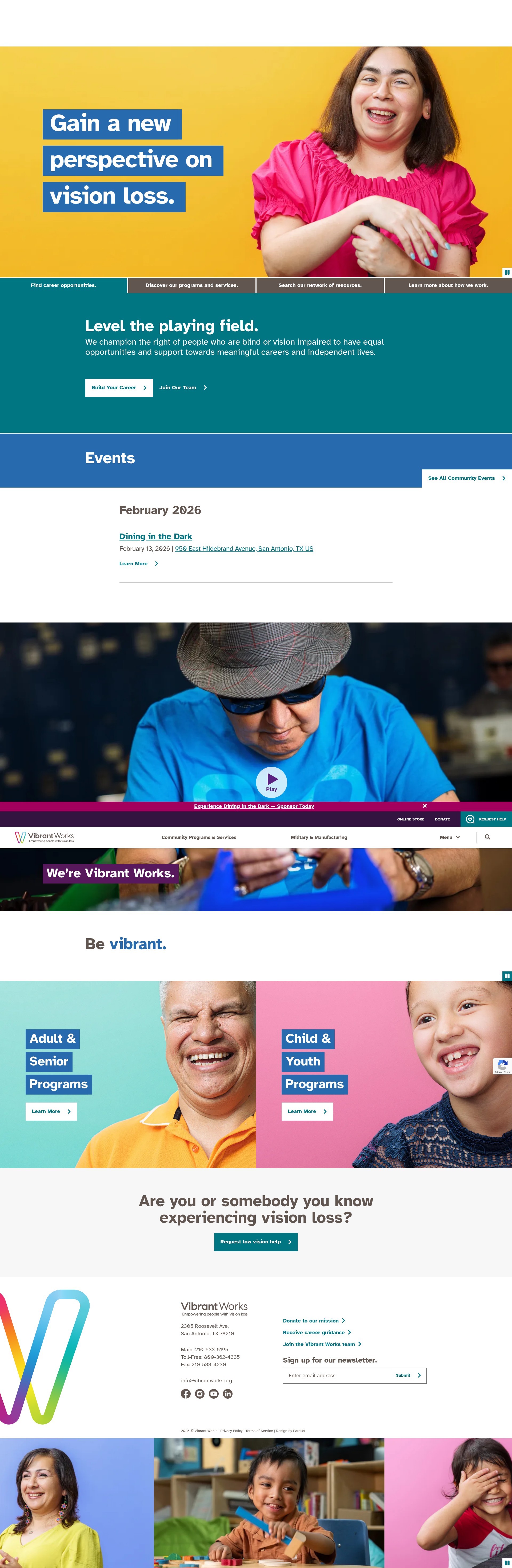 Screenshot of vibrantworks.org