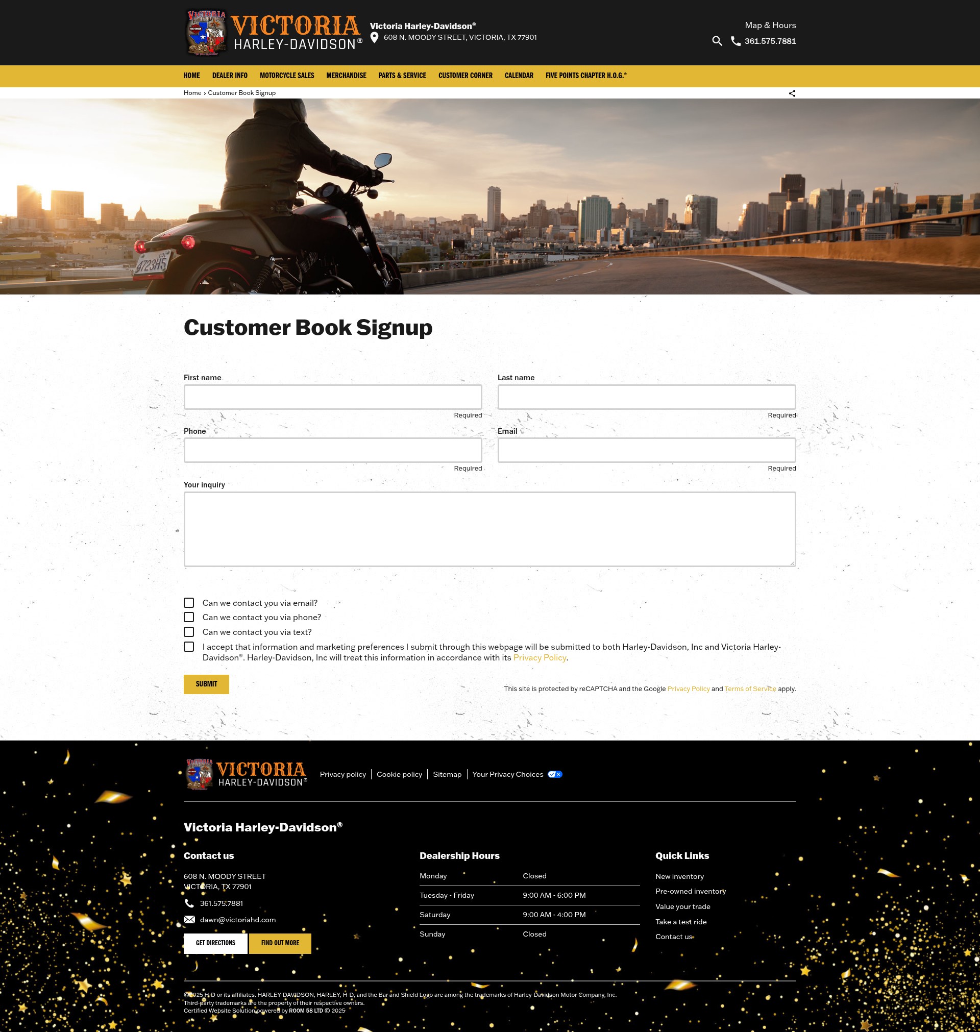 Screenshot of victoriahd.com