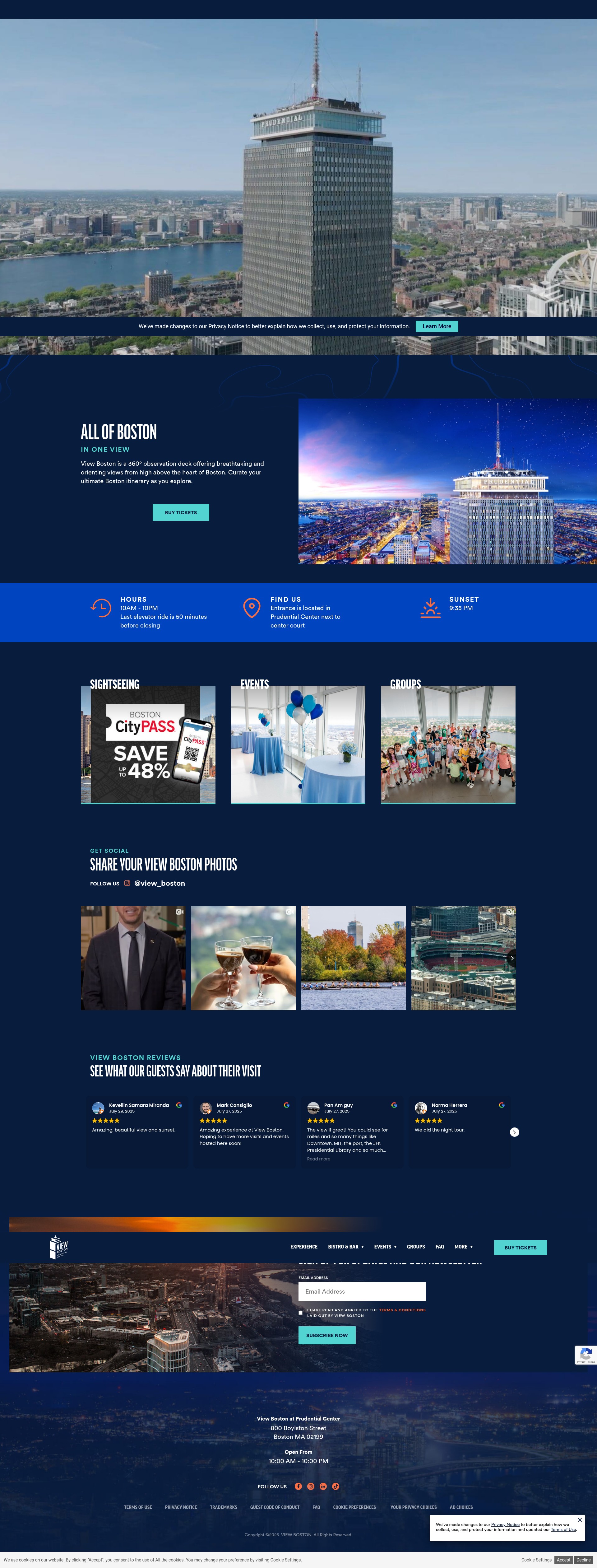 Screenshot of viewboston.com