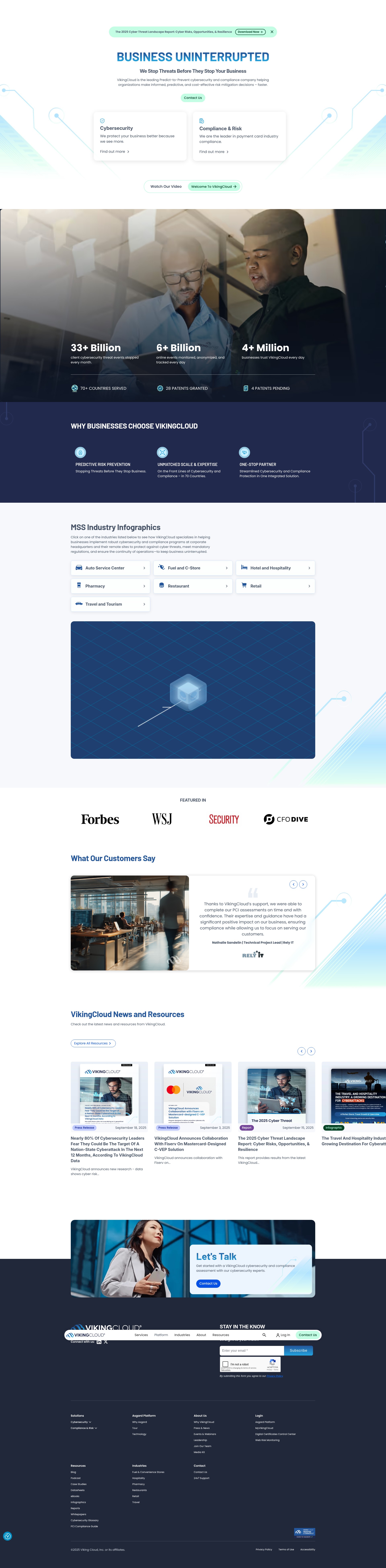 Screenshot of vikingcloud.com
