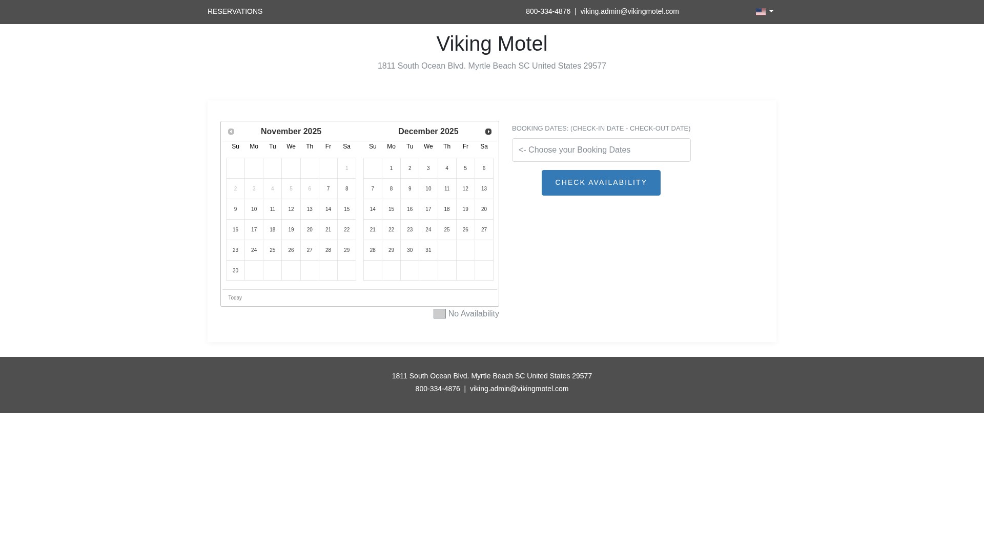 Screenshot of vikingmotel.com
