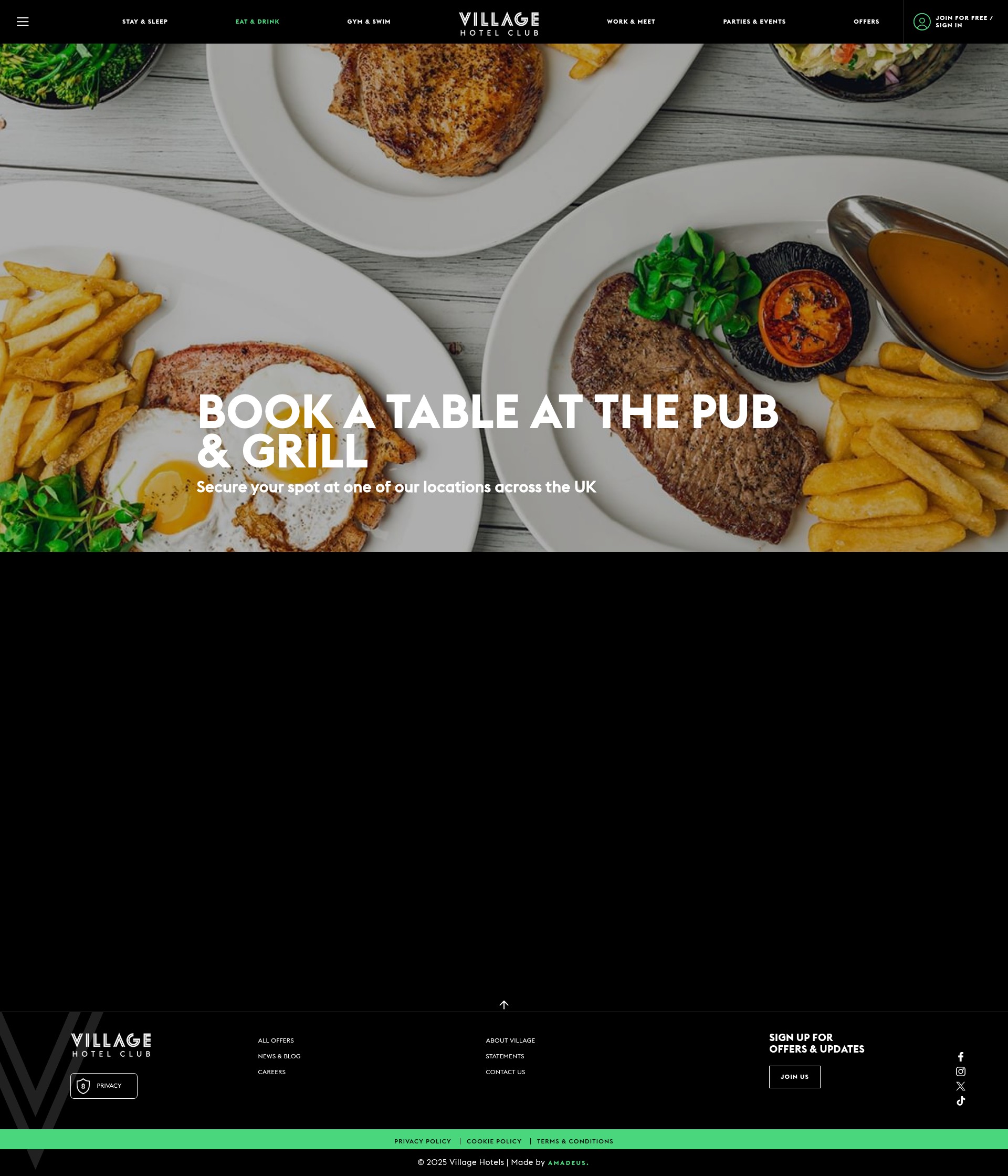 Screenshot of village-hotels.co.uk