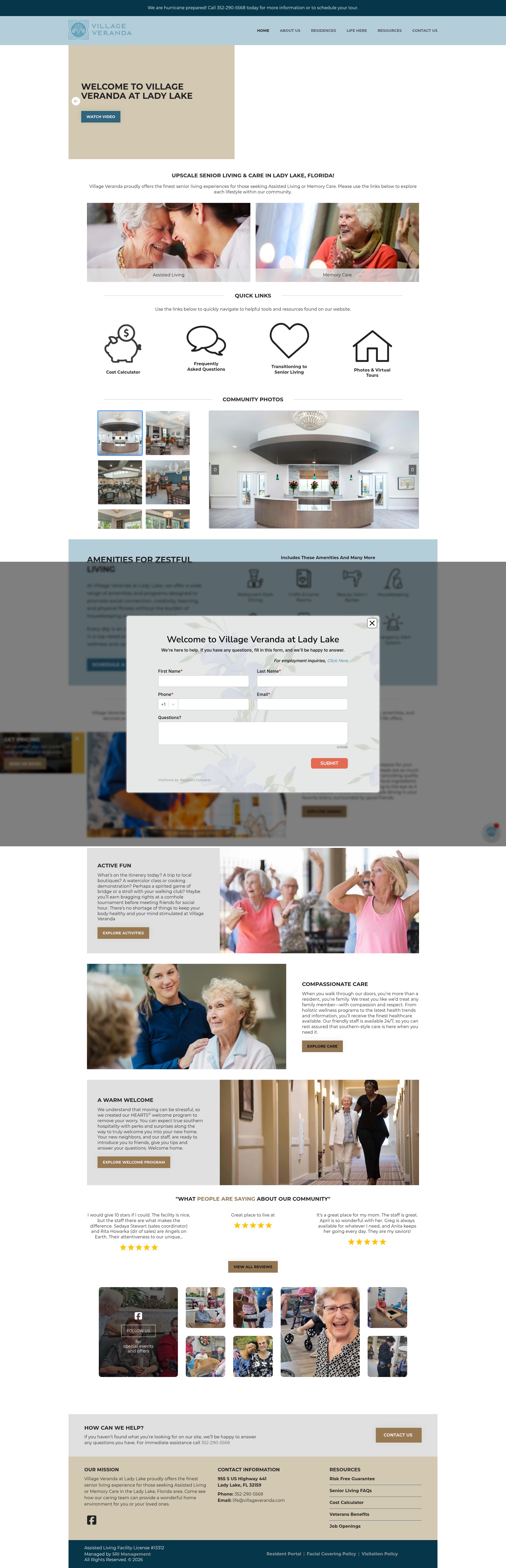 Screenshot of villageveranda.com