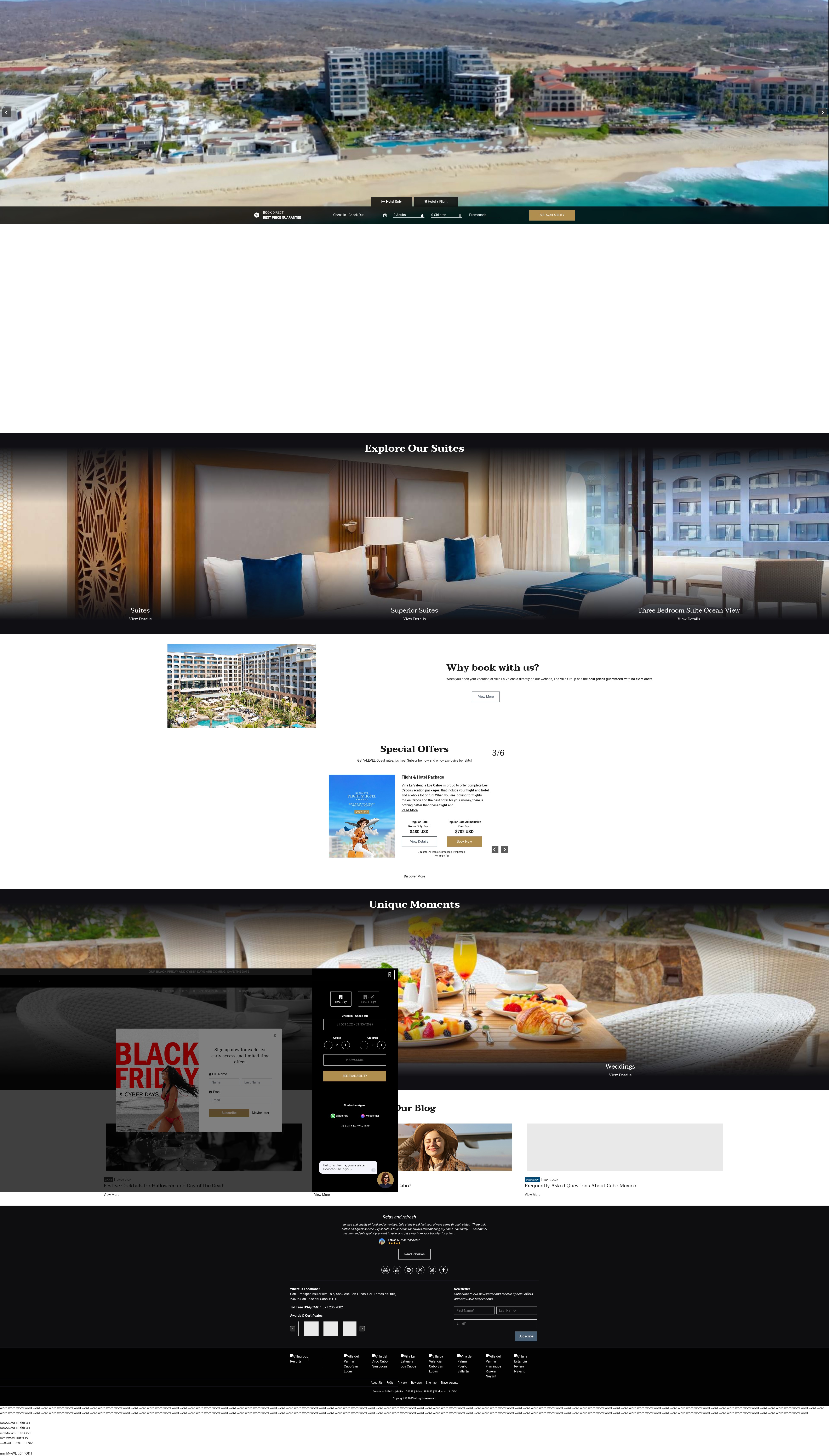 Screenshot of villalavalencia.com