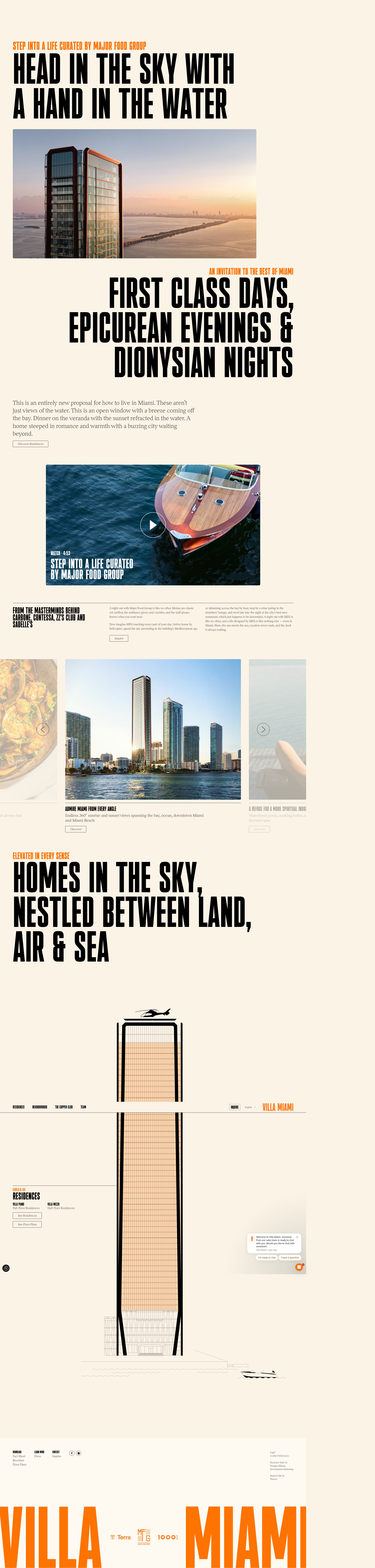 Screenshot of villamiami.com