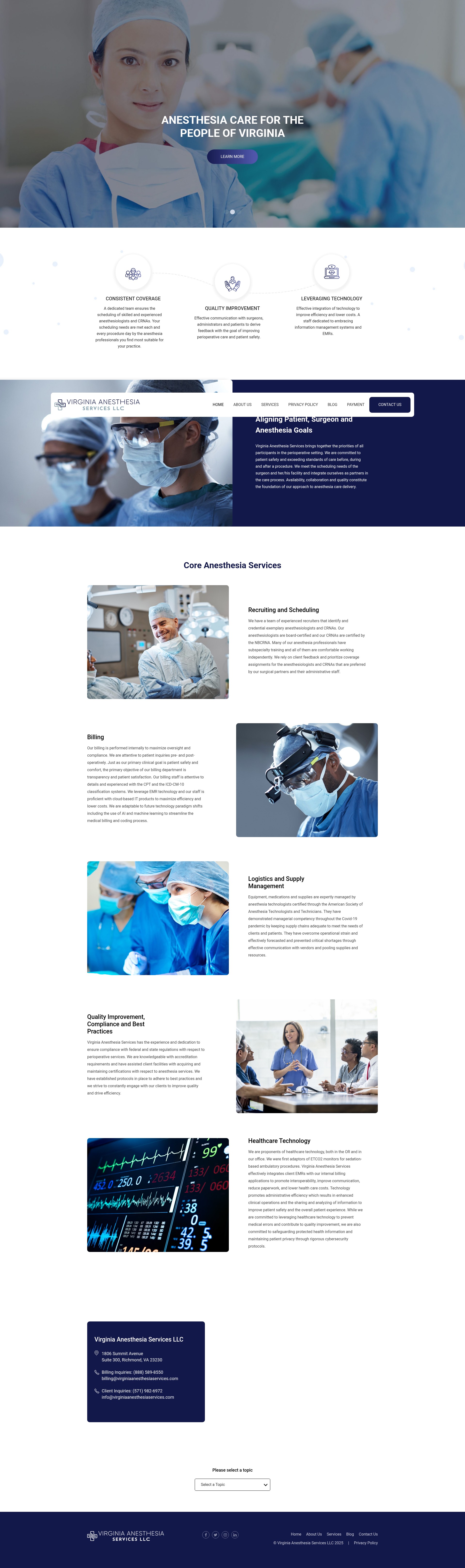 Screenshot of virginiaanesthesiaservices.com