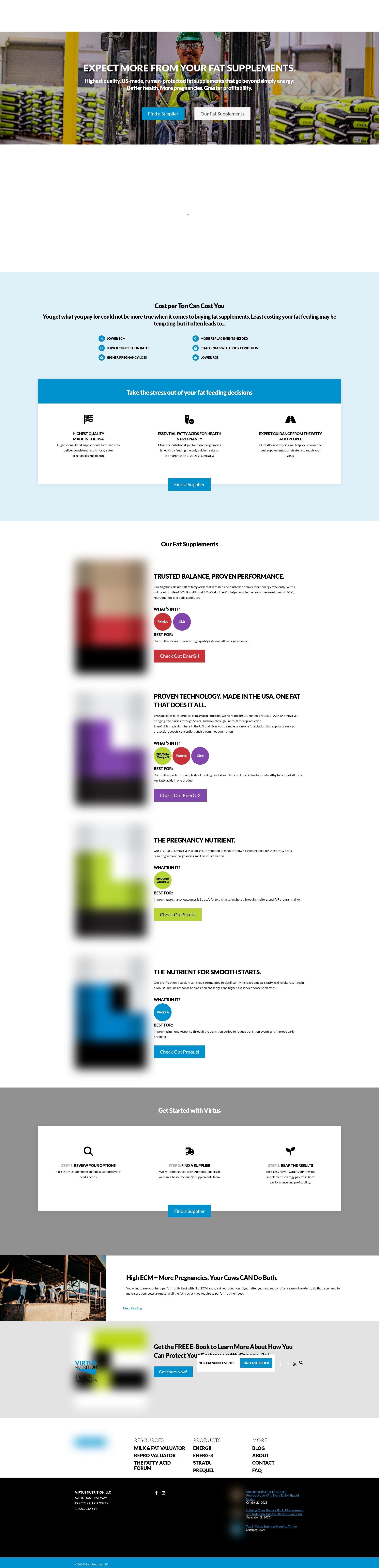 Screenshot of virtusnutrition.com