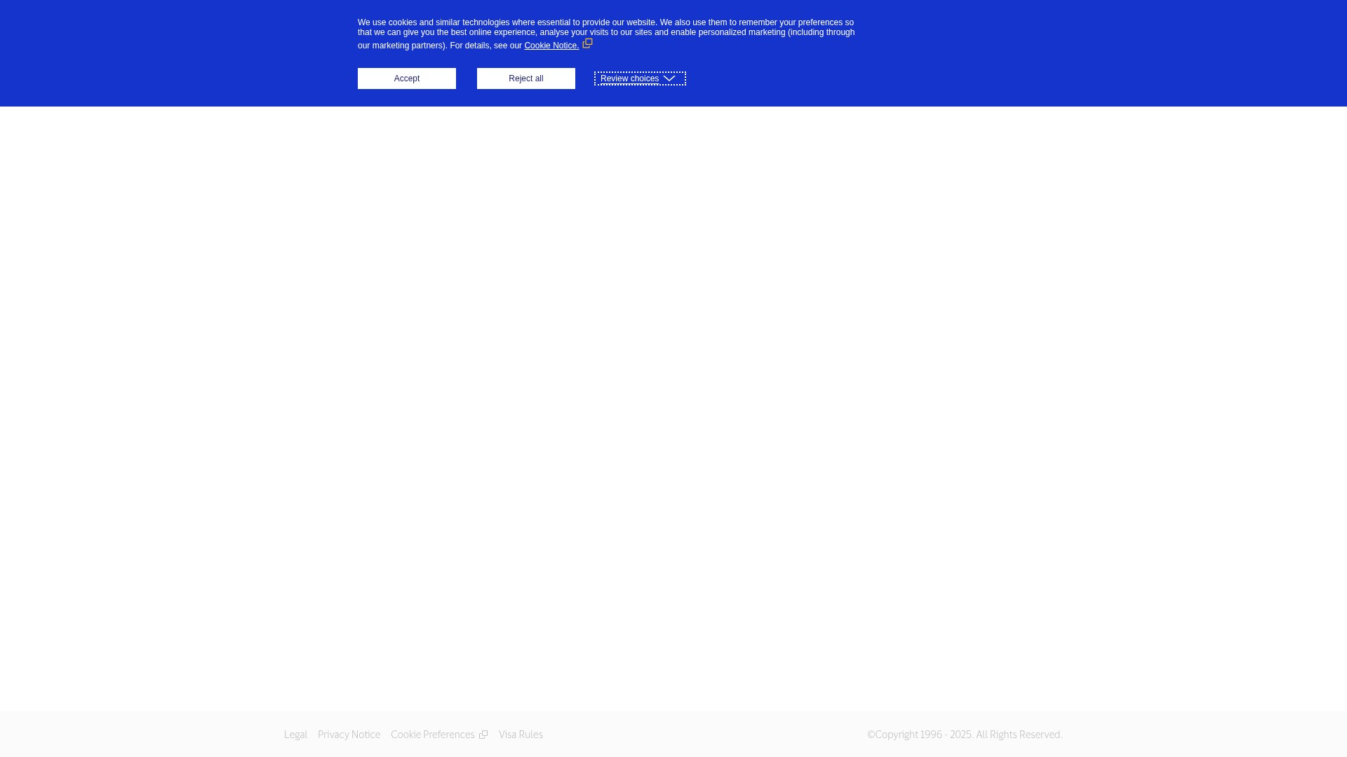 Screenshot of visamiddleeast.com
