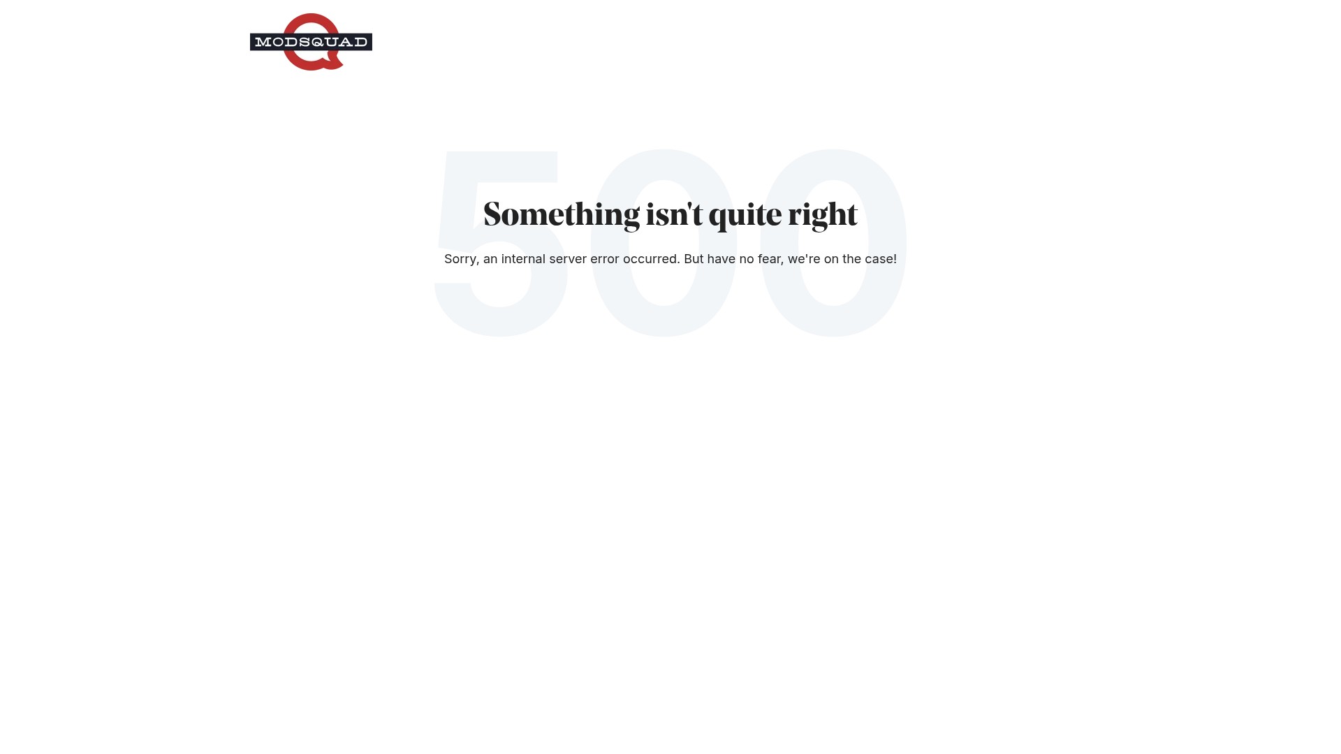 Screenshot of visit.modsquad.com