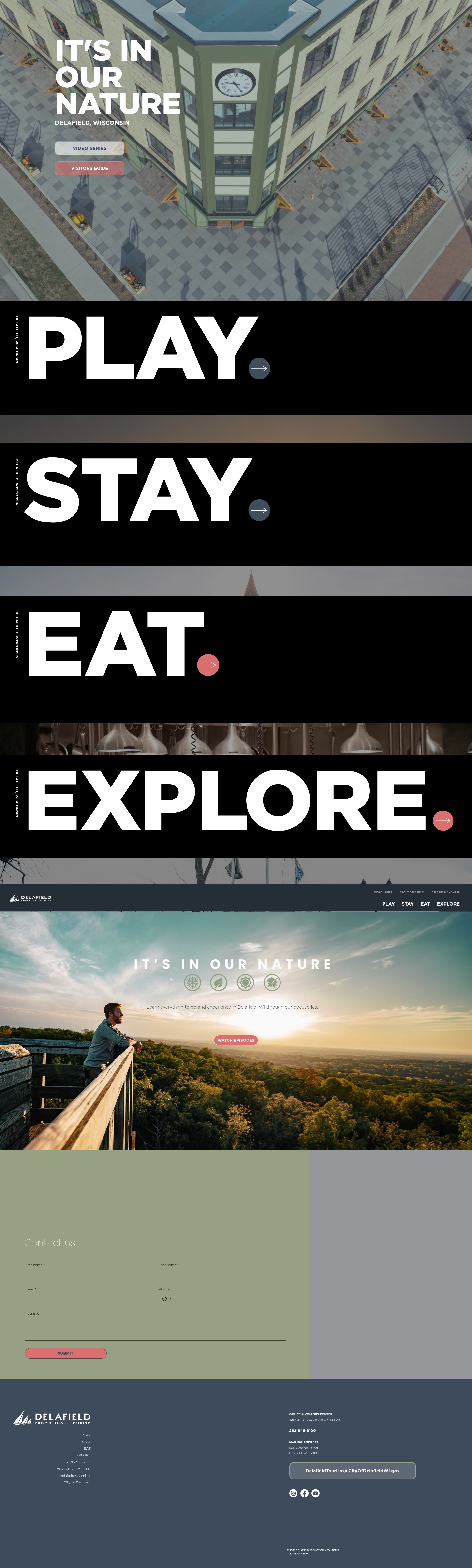 Screenshot of visitdelafield.org