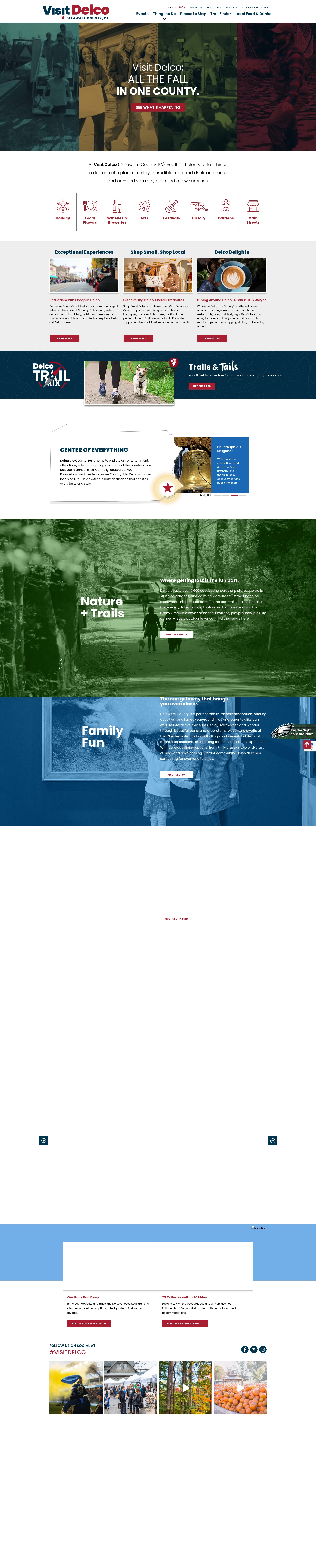 Screenshot of visitdelcopa.com