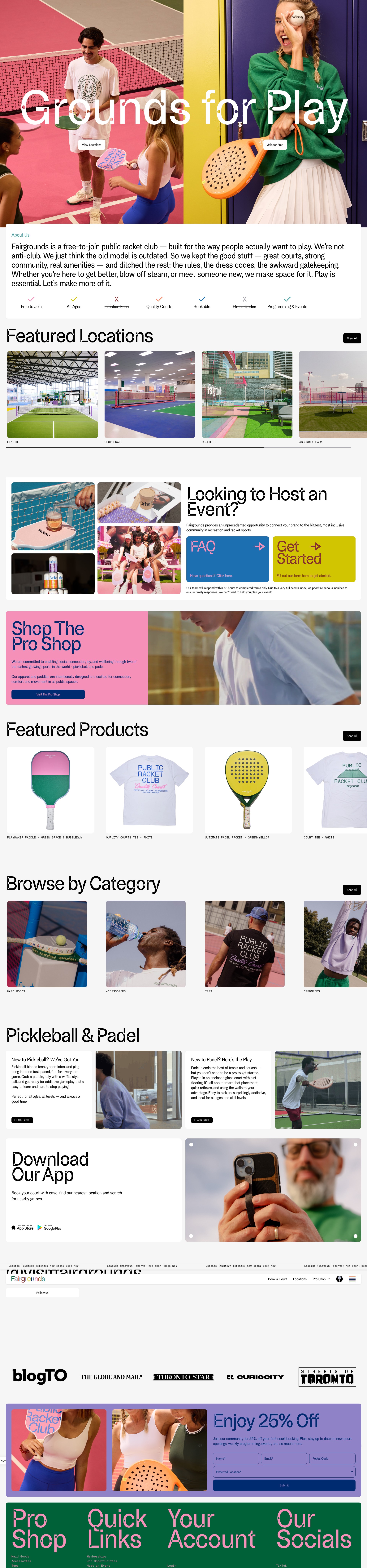 Screenshot of visitfairgrounds.com