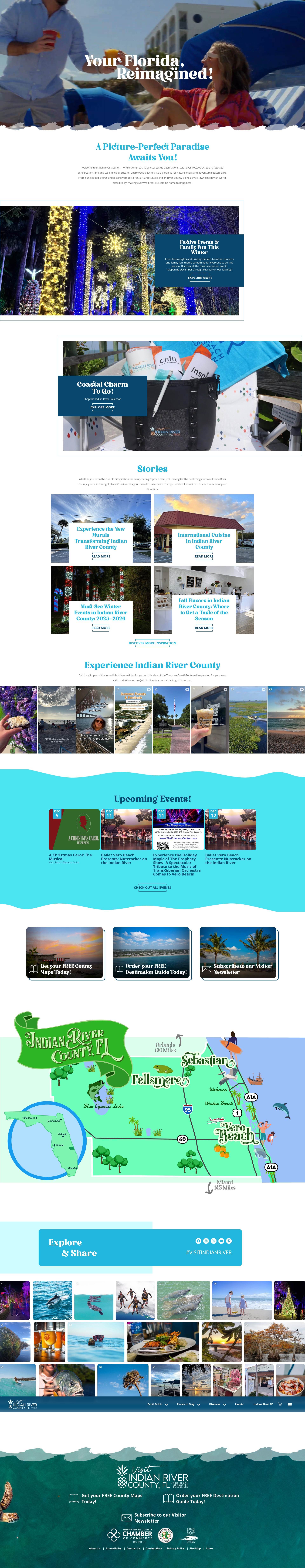 Screenshot of visitindianrivercounty.com