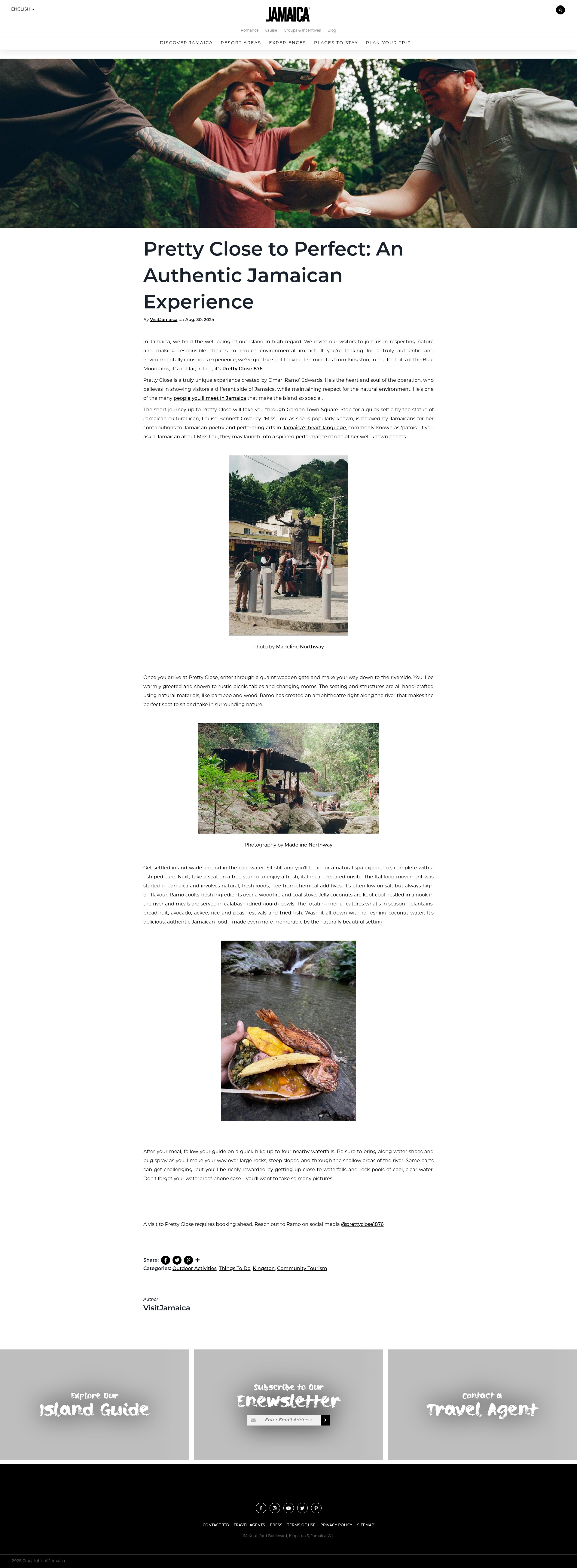 Screenshot of visitjamaica.com