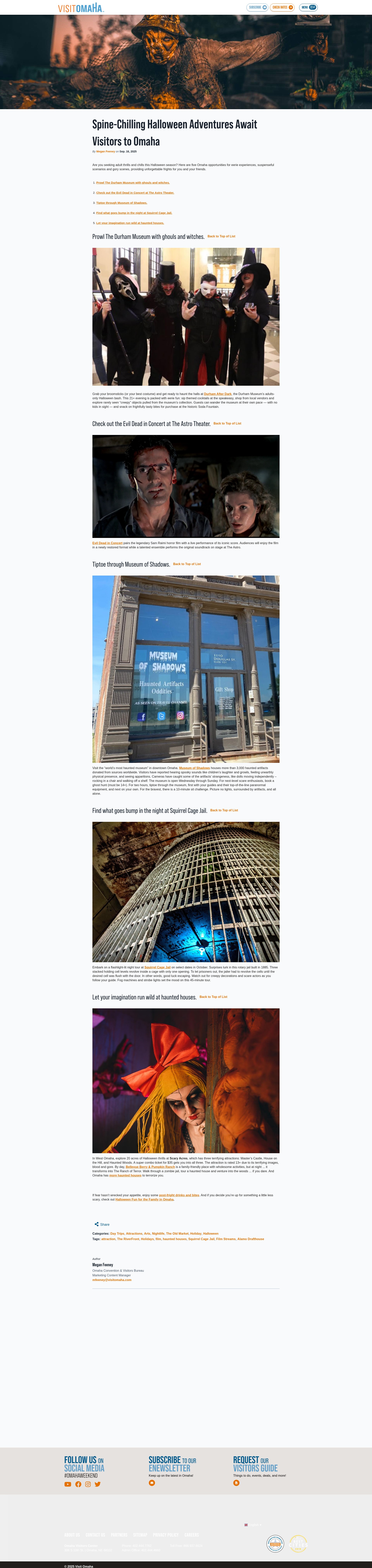 Screenshot of visitomaha.com