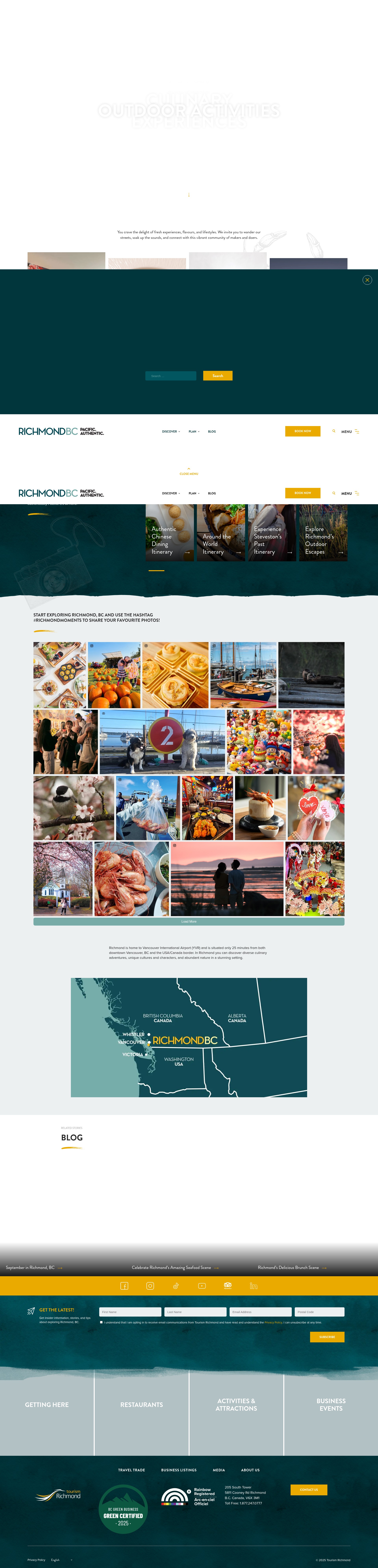 Screenshot of visitrichmondbc.com