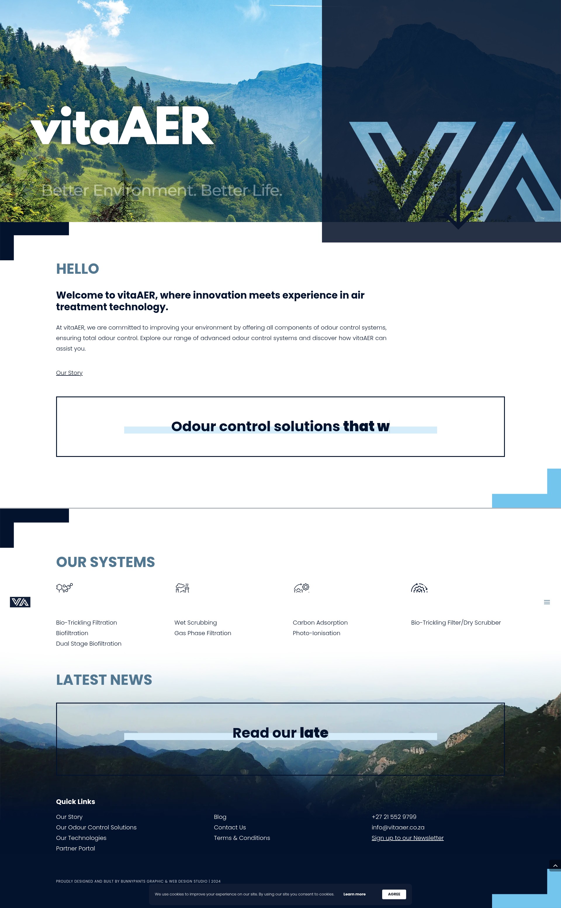 Screenshot of vitaaer.com