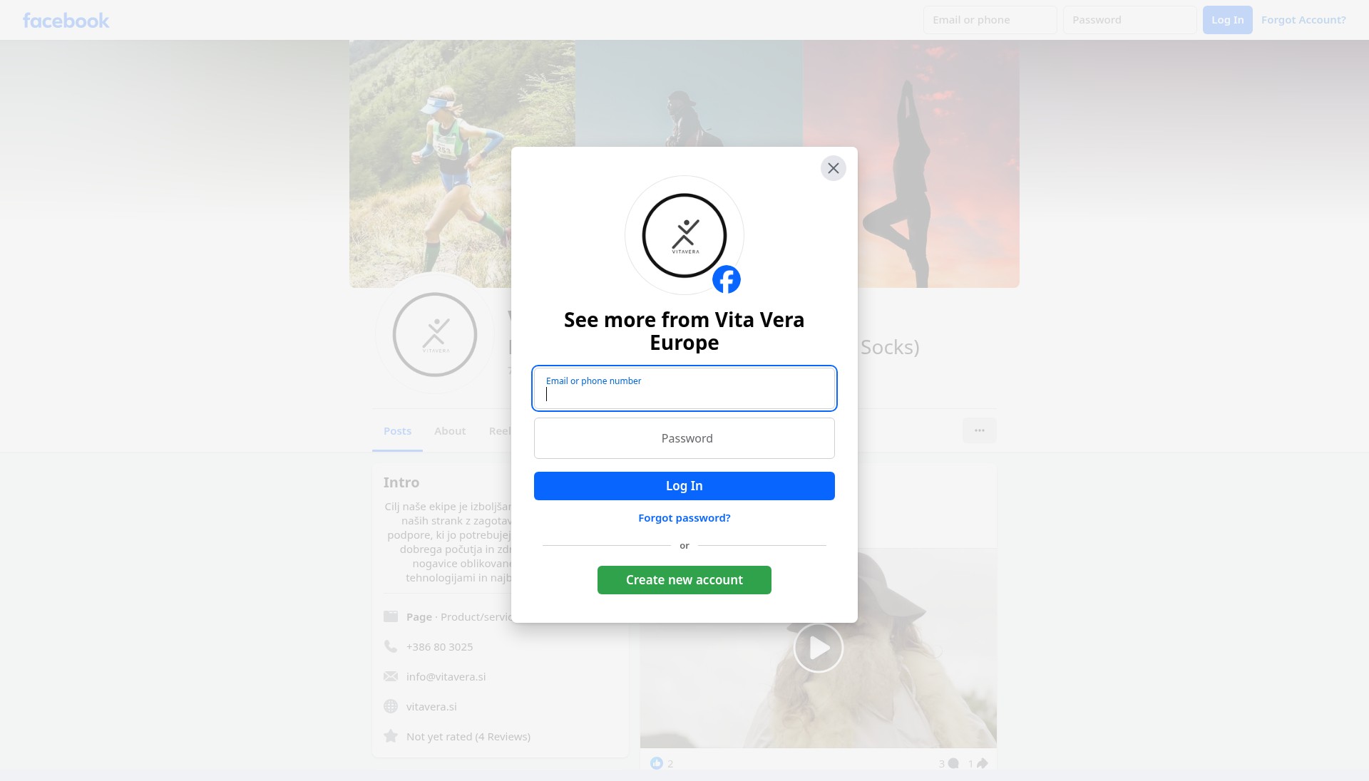 Screenshot of vitavera.si