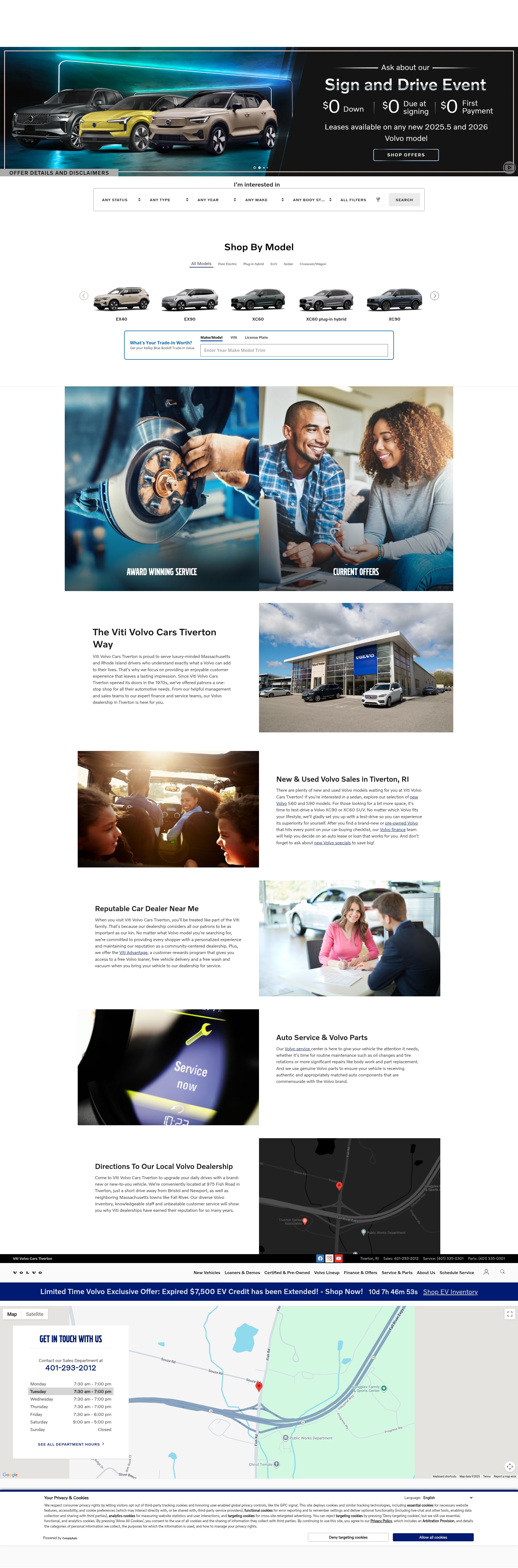 Screenshot of vitivolvo.com