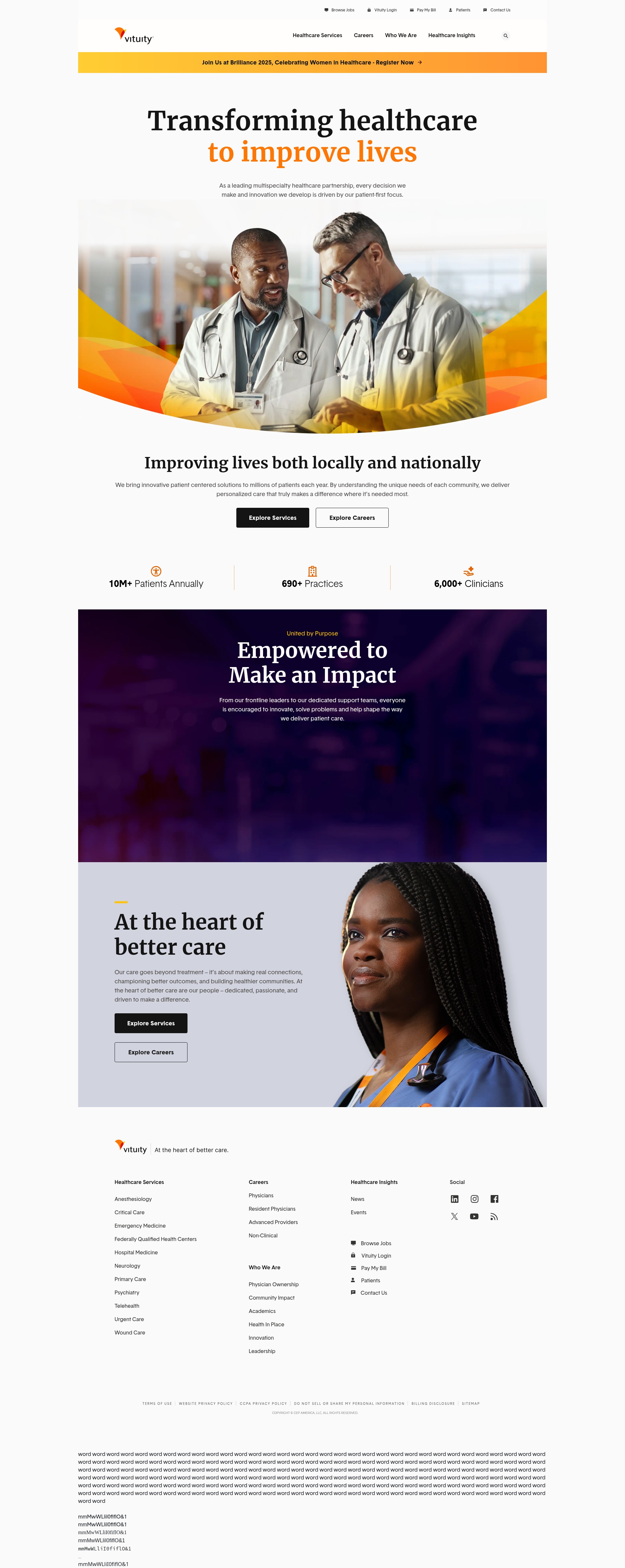 Screenshot of vituity.com