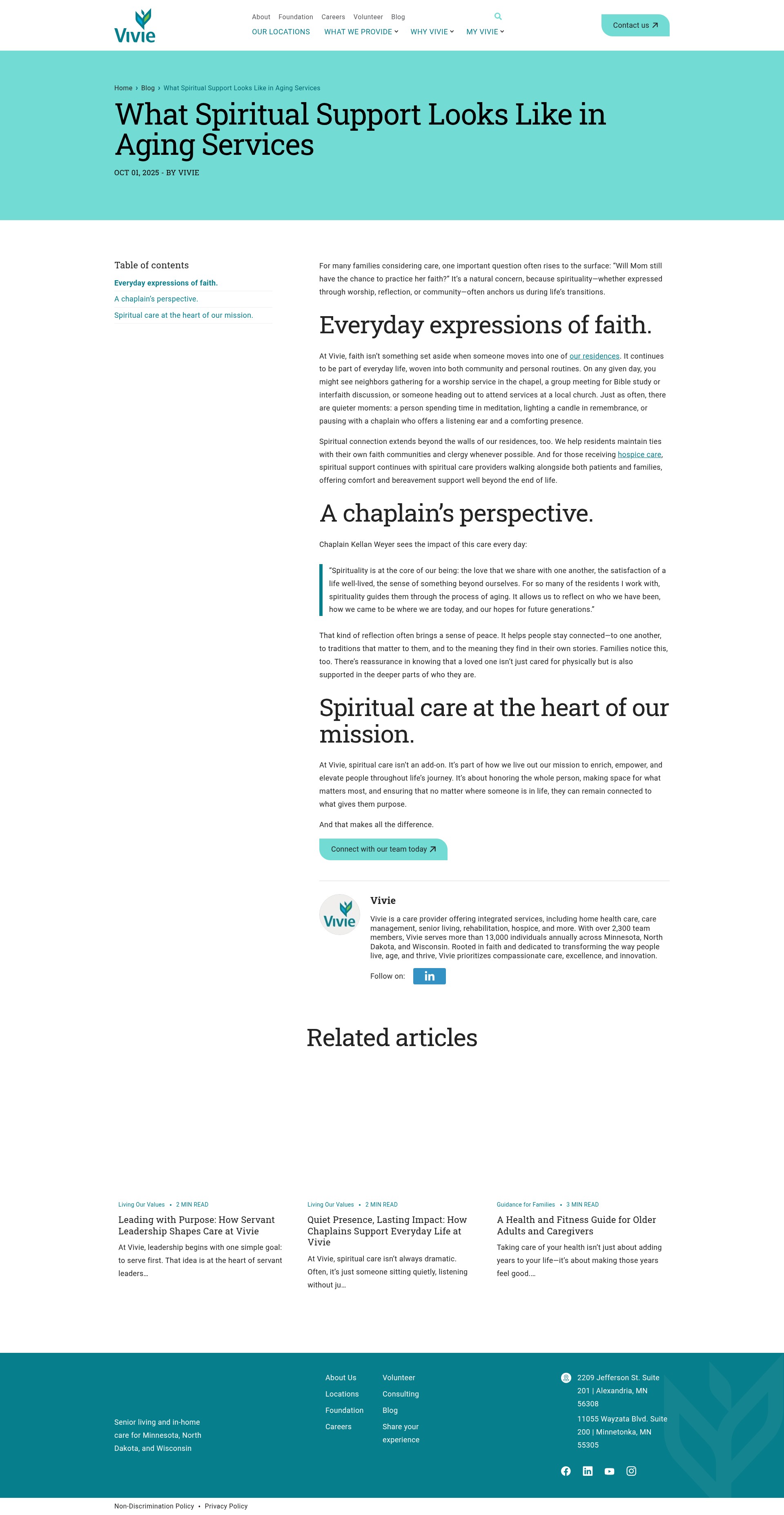 Screenshot of vivie.org