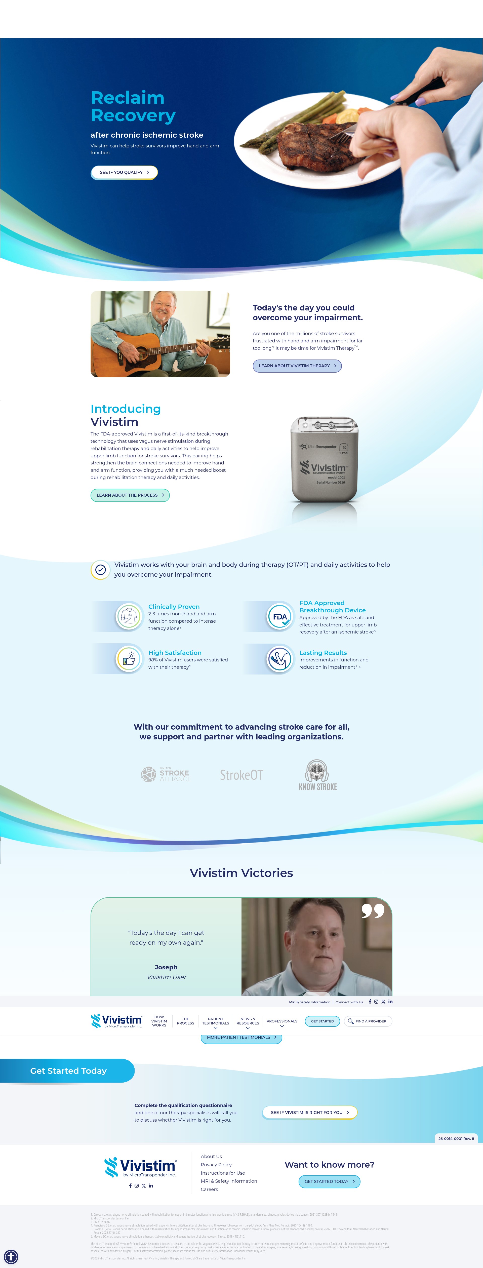 Screenshot of vivistim.com