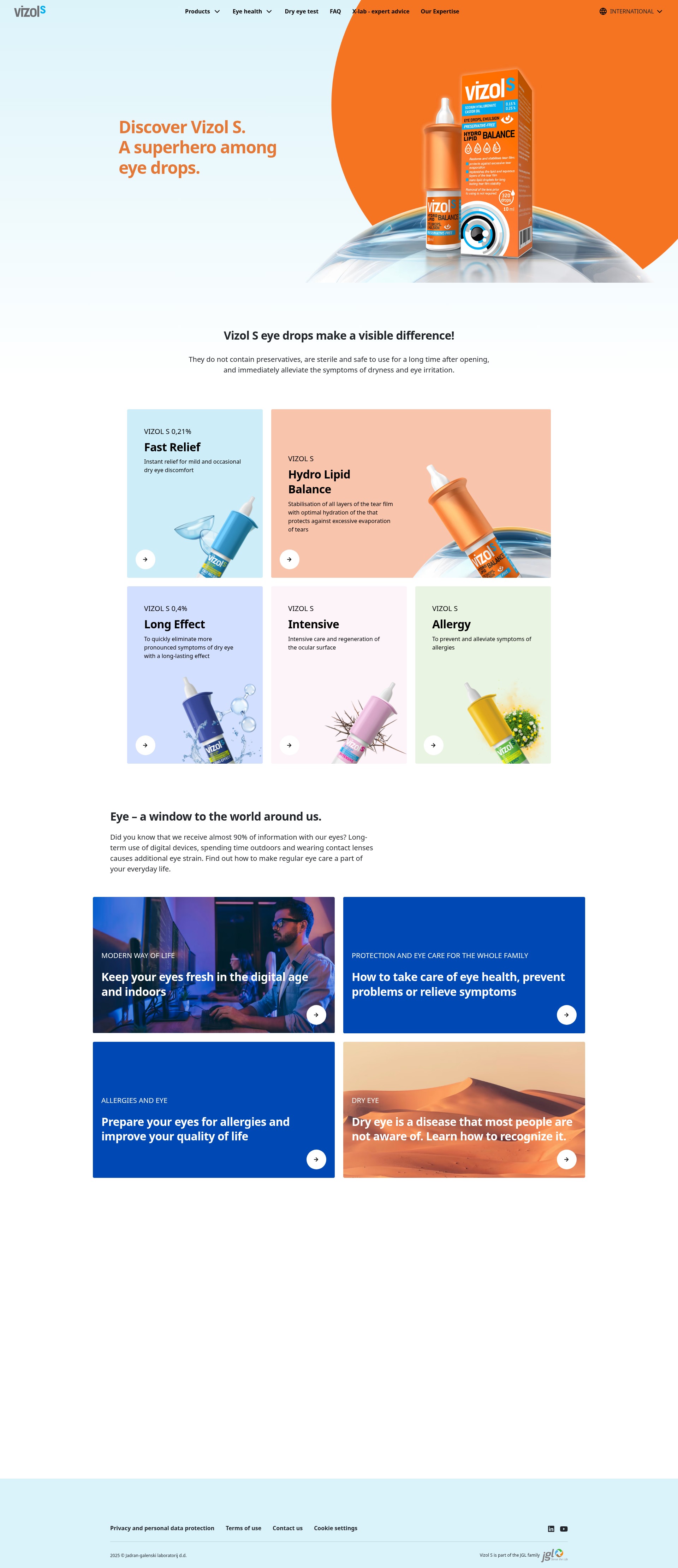 Screenshot of vizols.com