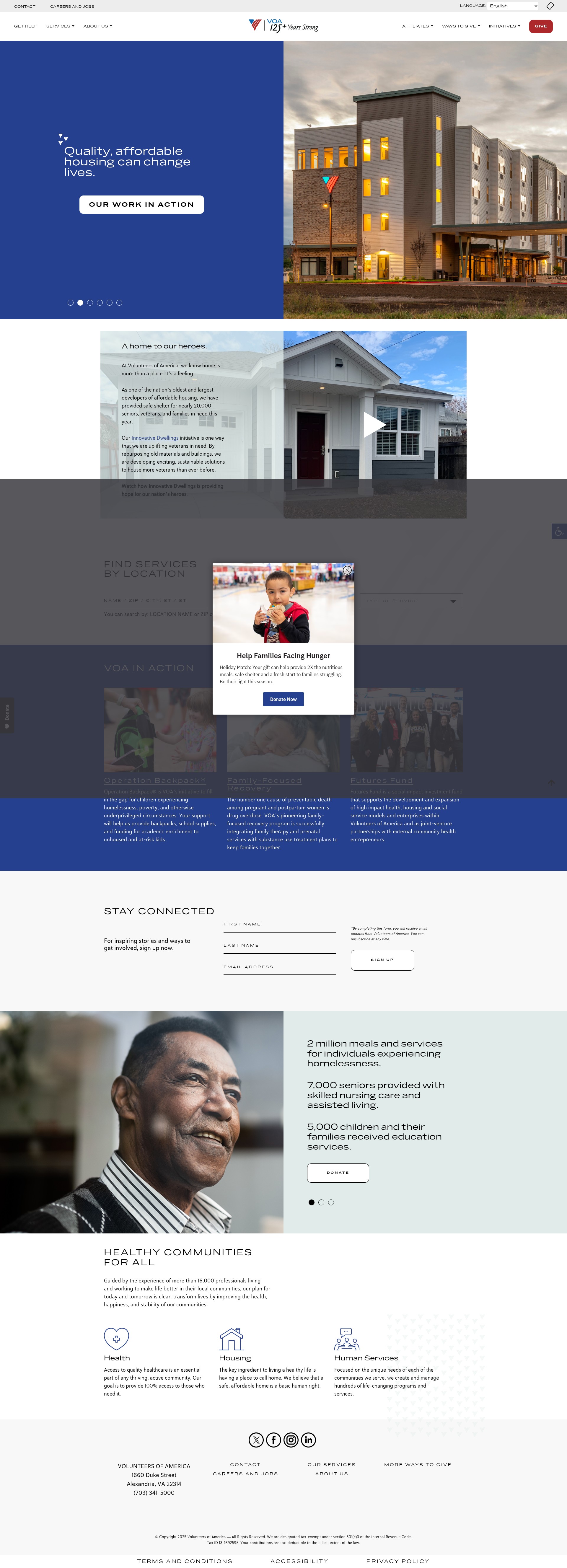 Screenshot of voa.org