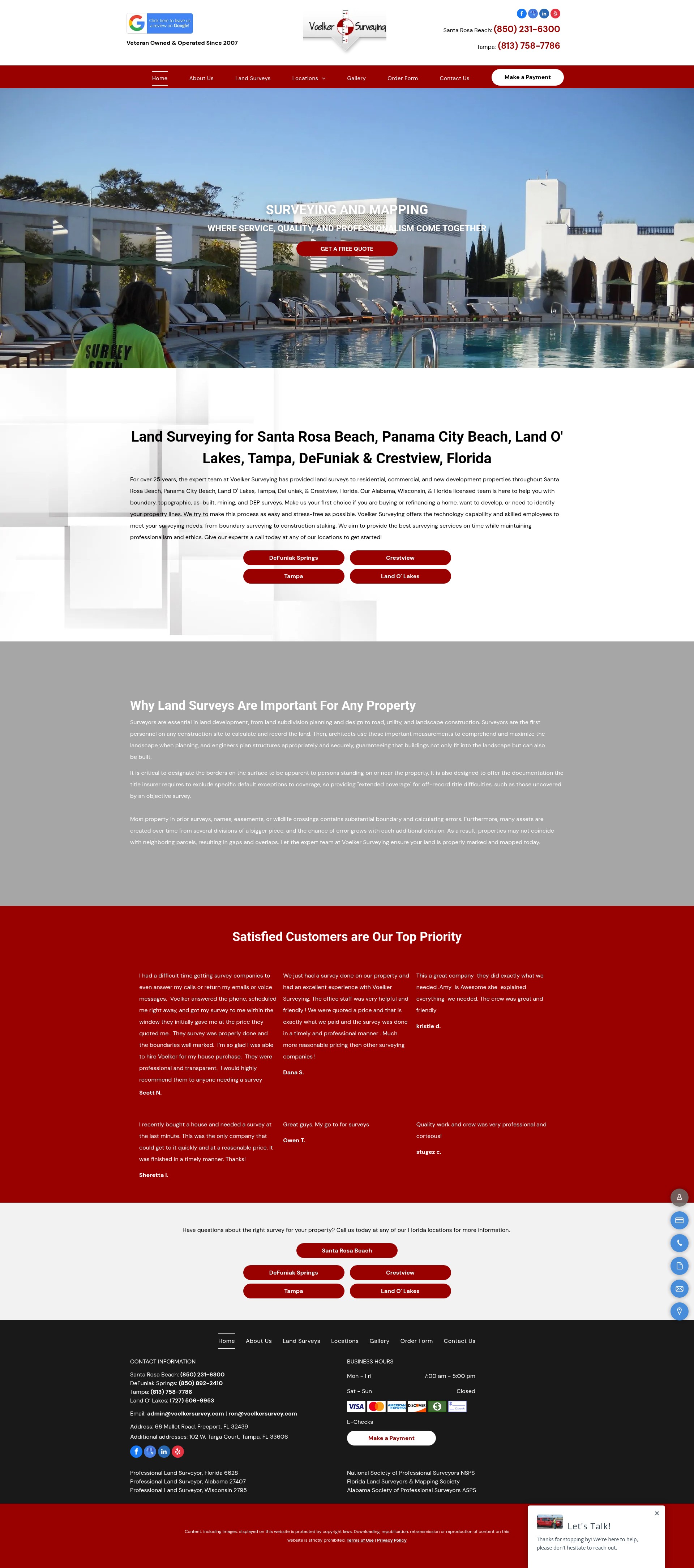 Screenshot of voelkersurvey.com