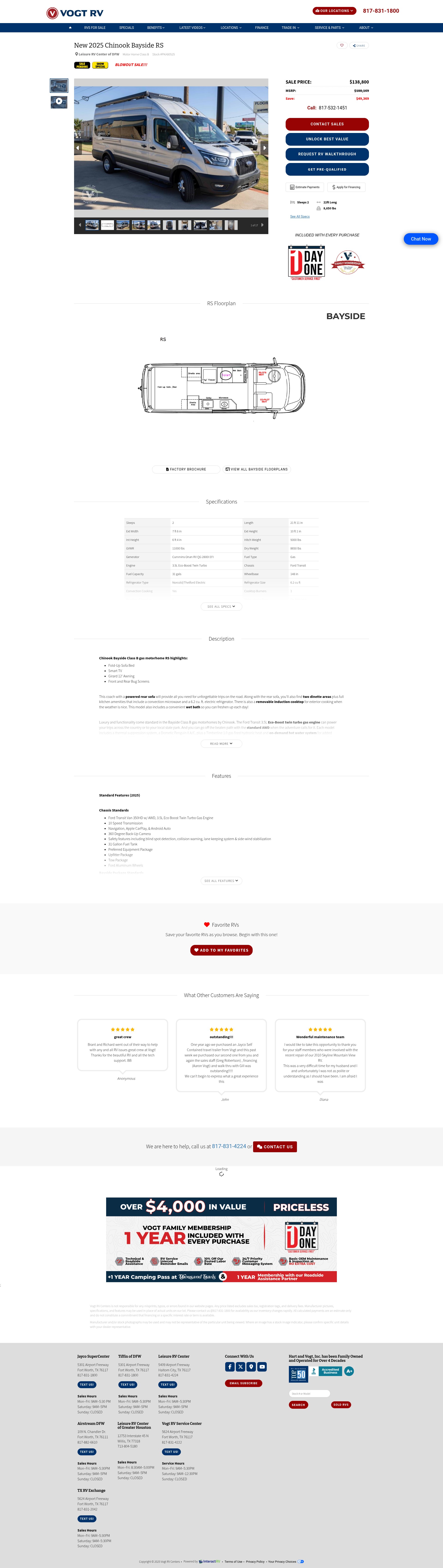 Screenshot of vogtrv.com