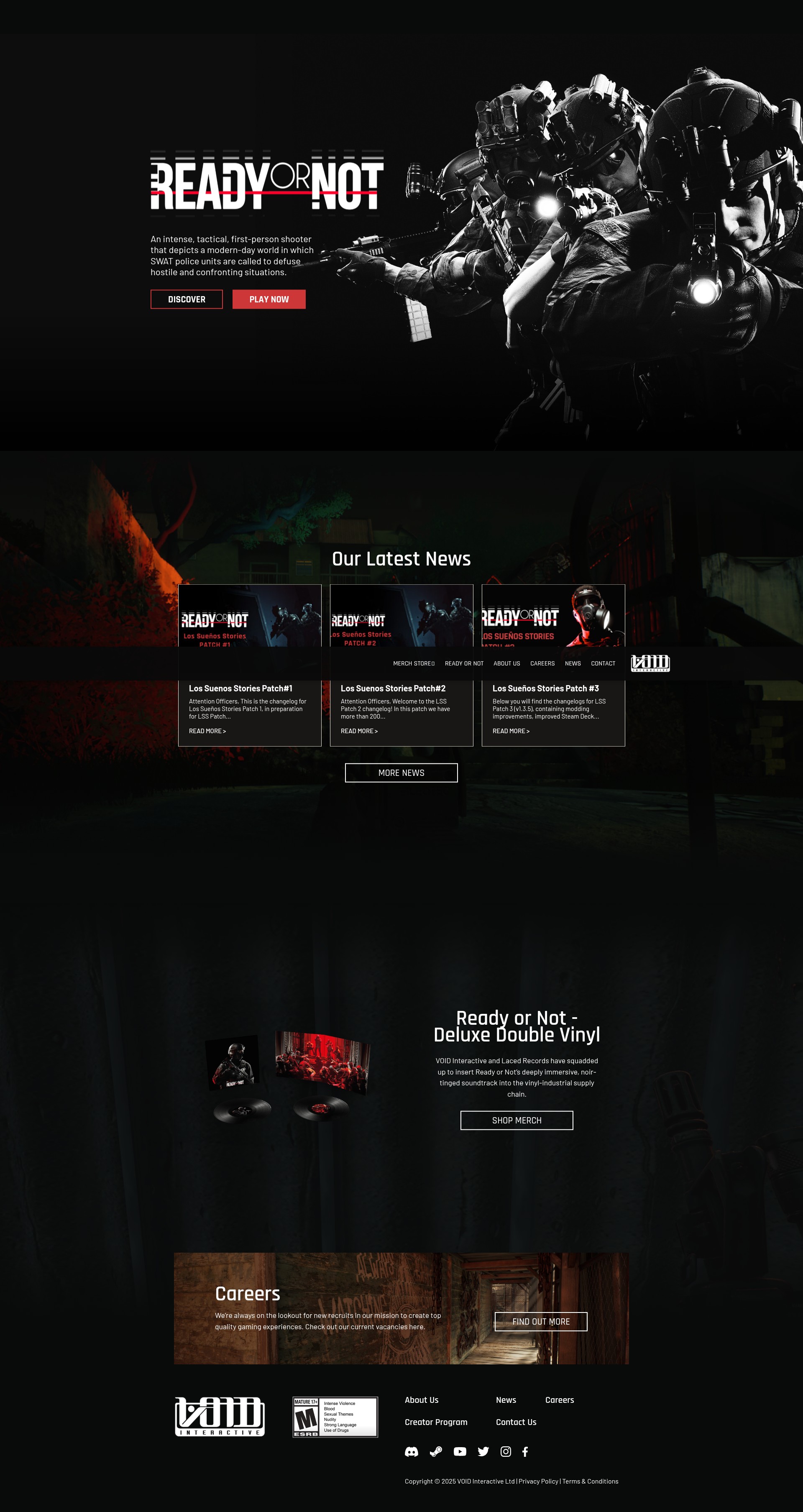 Screenshot of voidinteractive.net