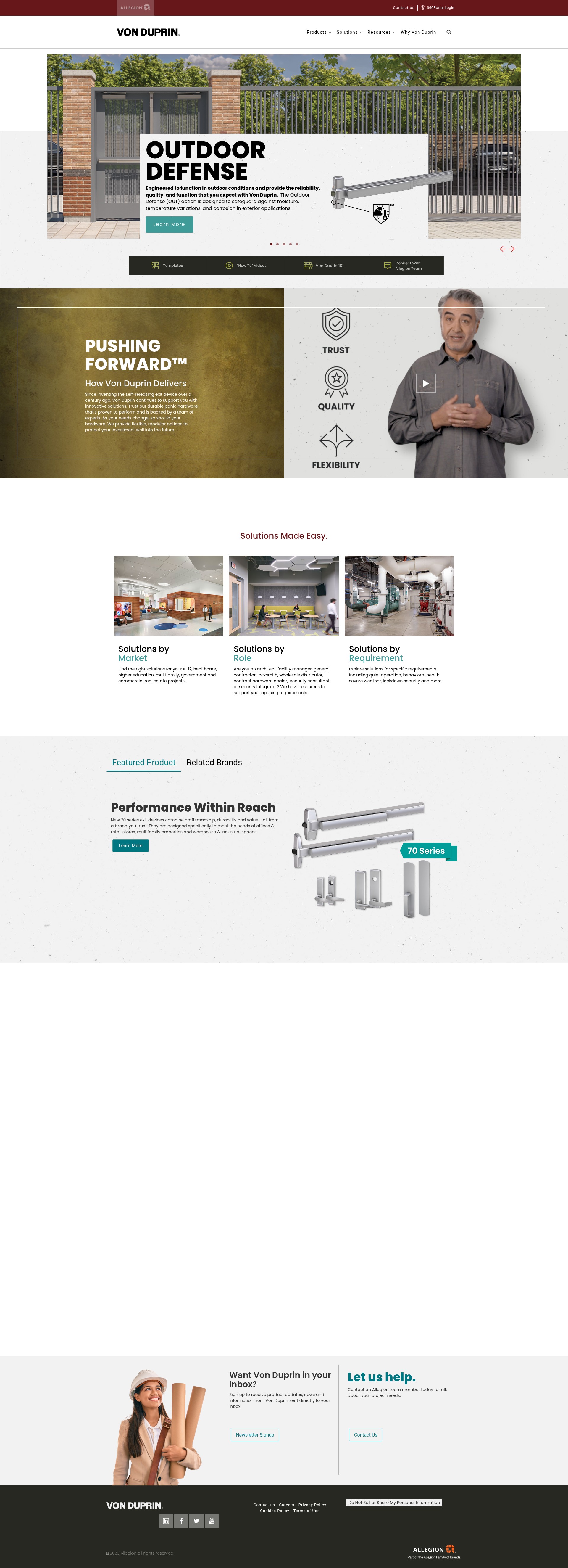 Screenshot of vonduprin.com