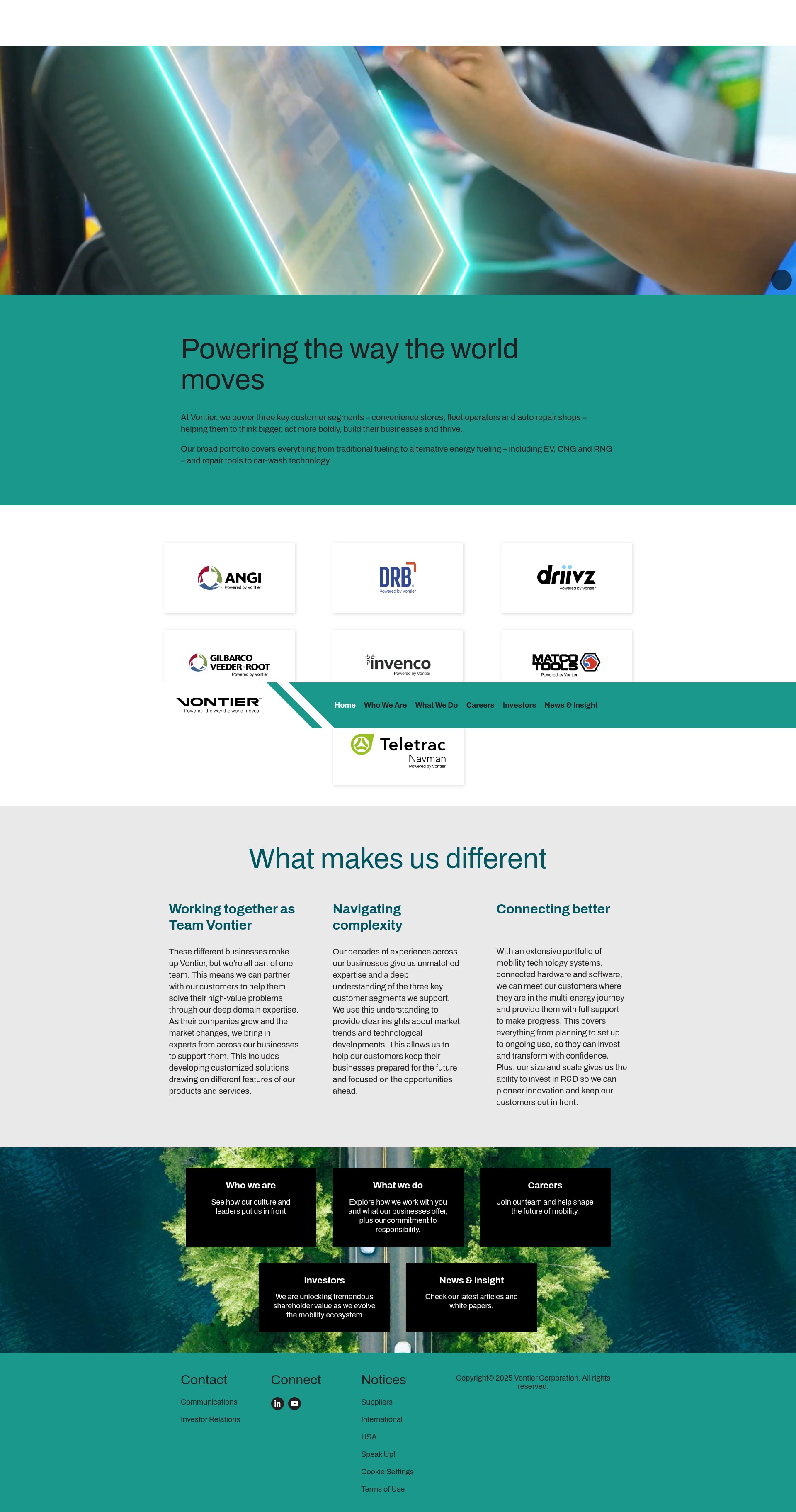 Screenshot of vontier.com
