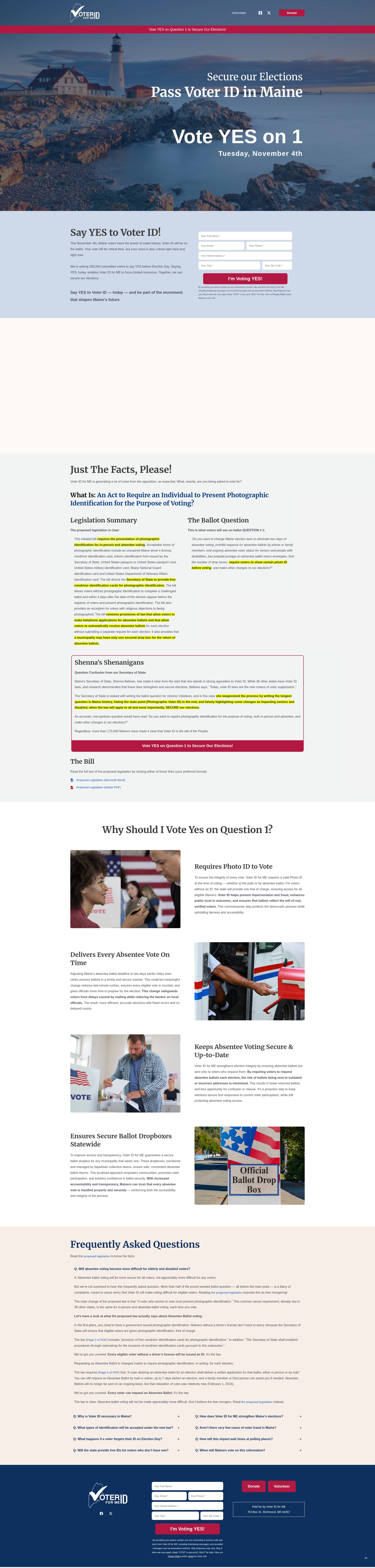 Screenshot of voteridforme.com