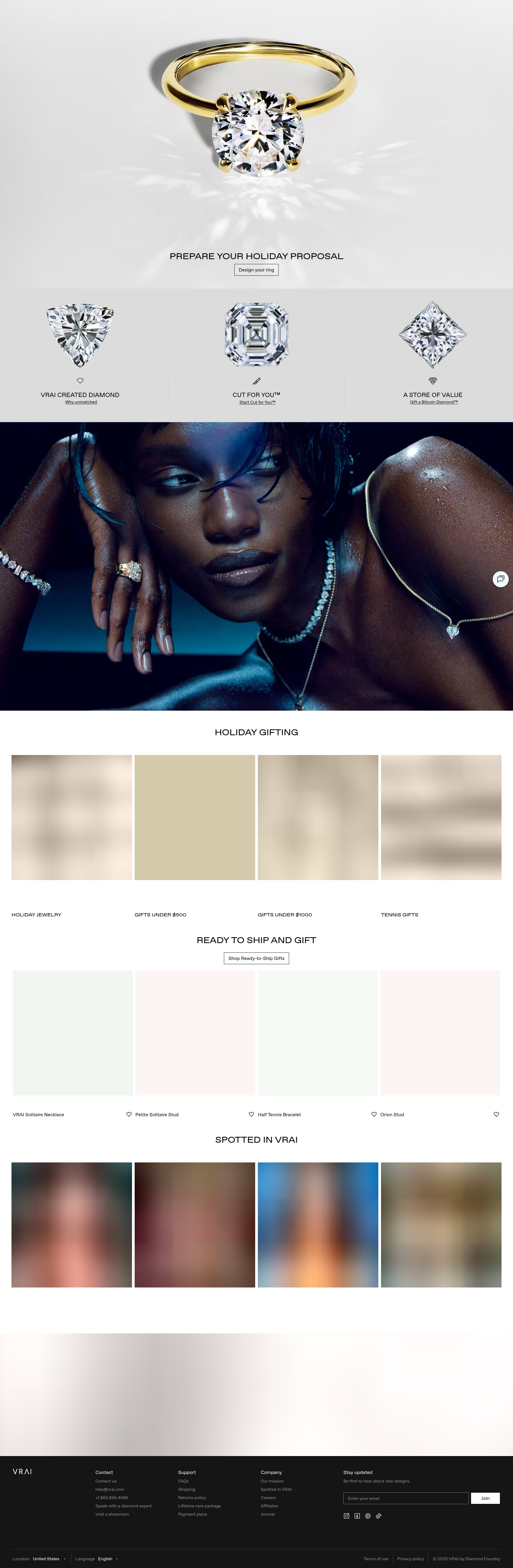 Screenshot of vrai.com