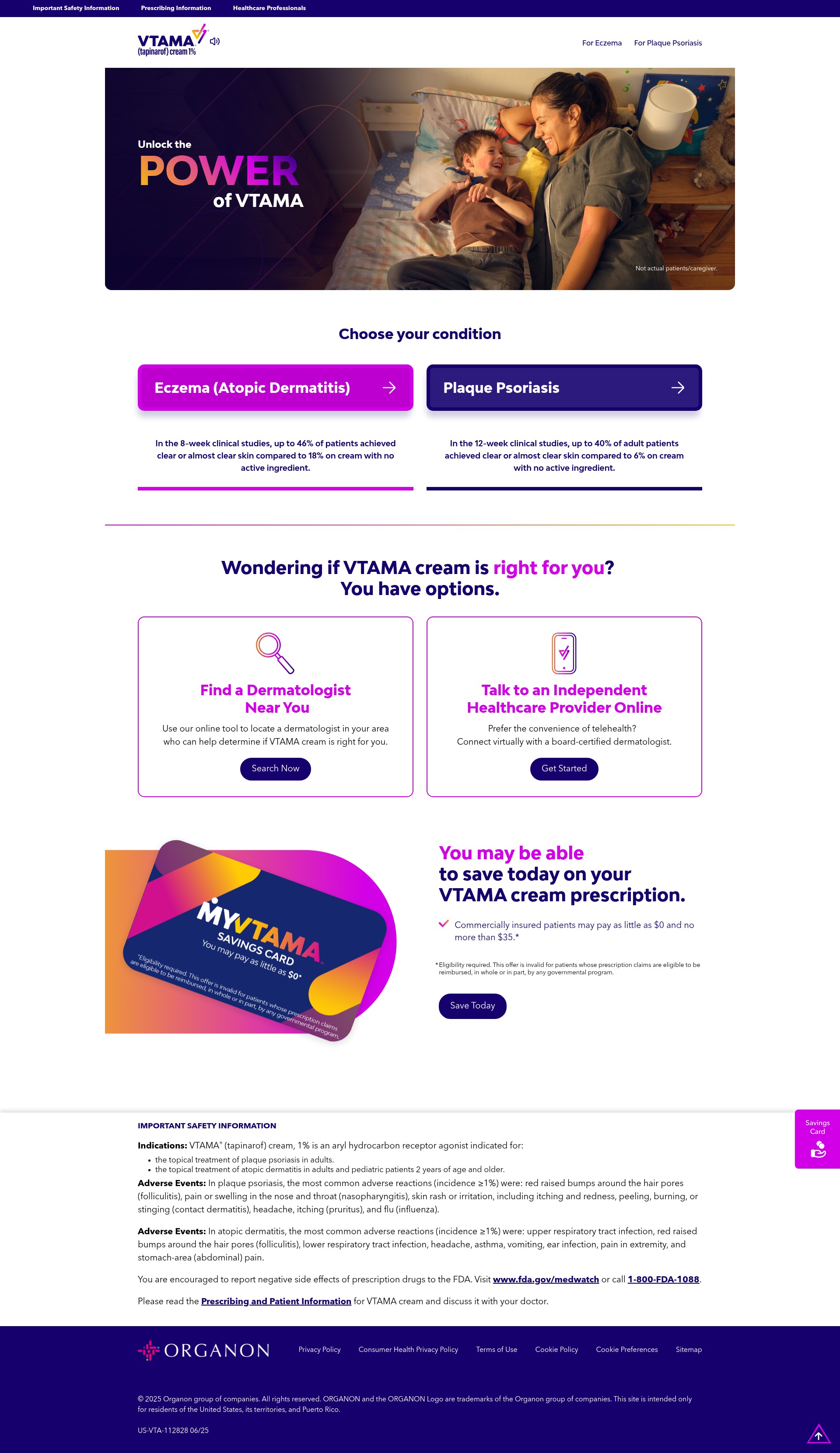 Screenshot of vtama.com