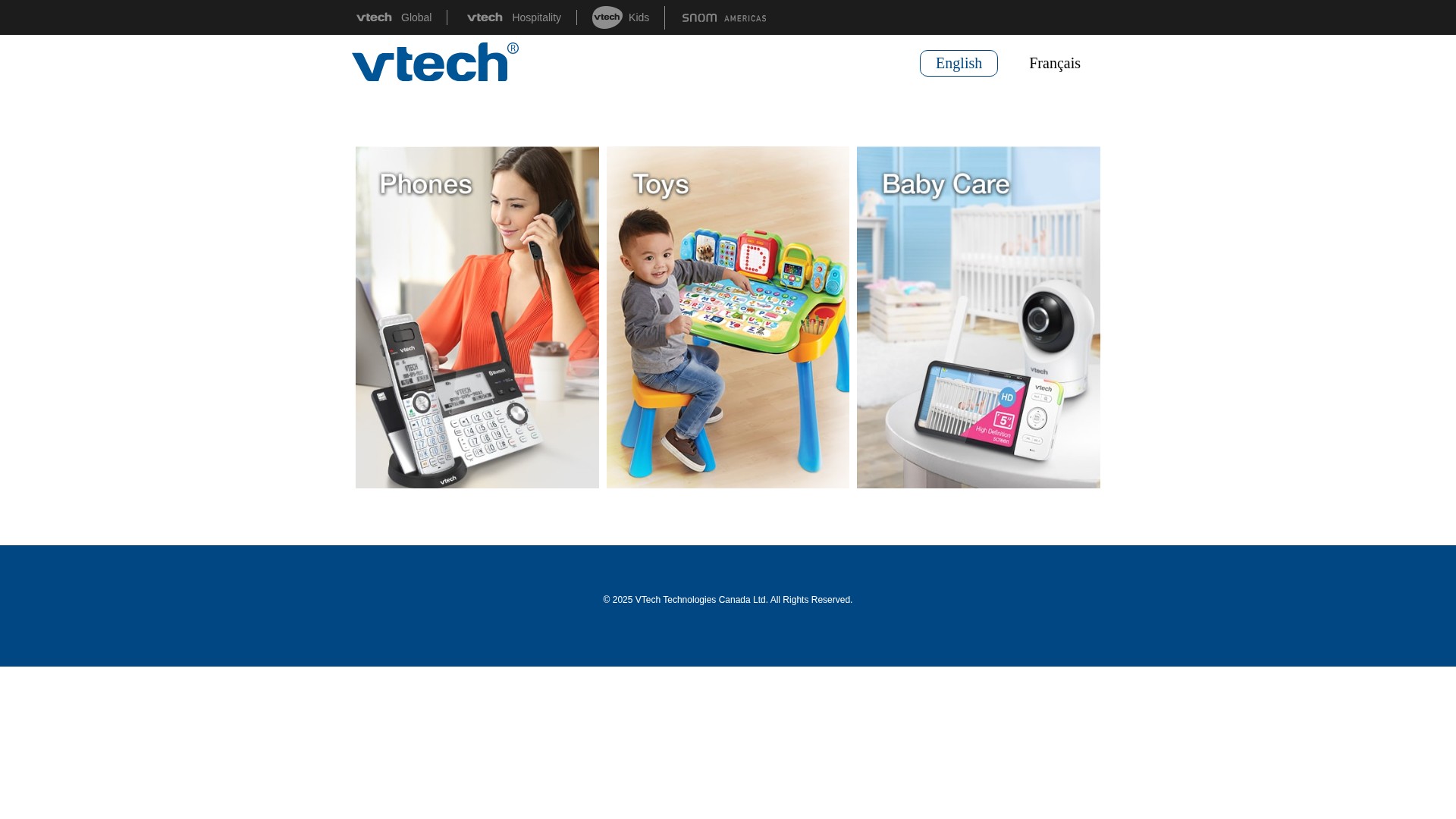 Screenshot of vtechcanada.com