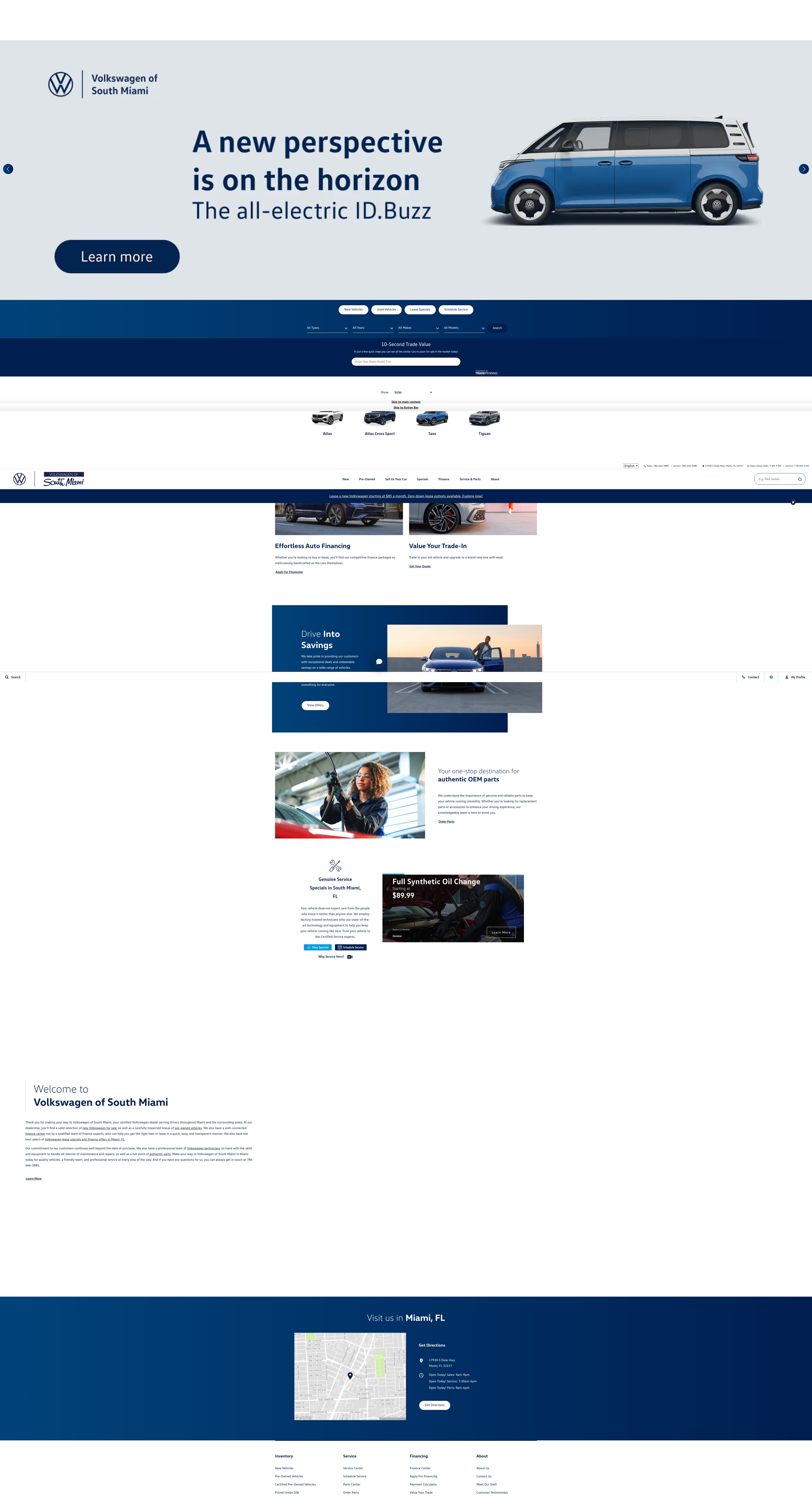 Screenshot of vwofsouthmiami.com