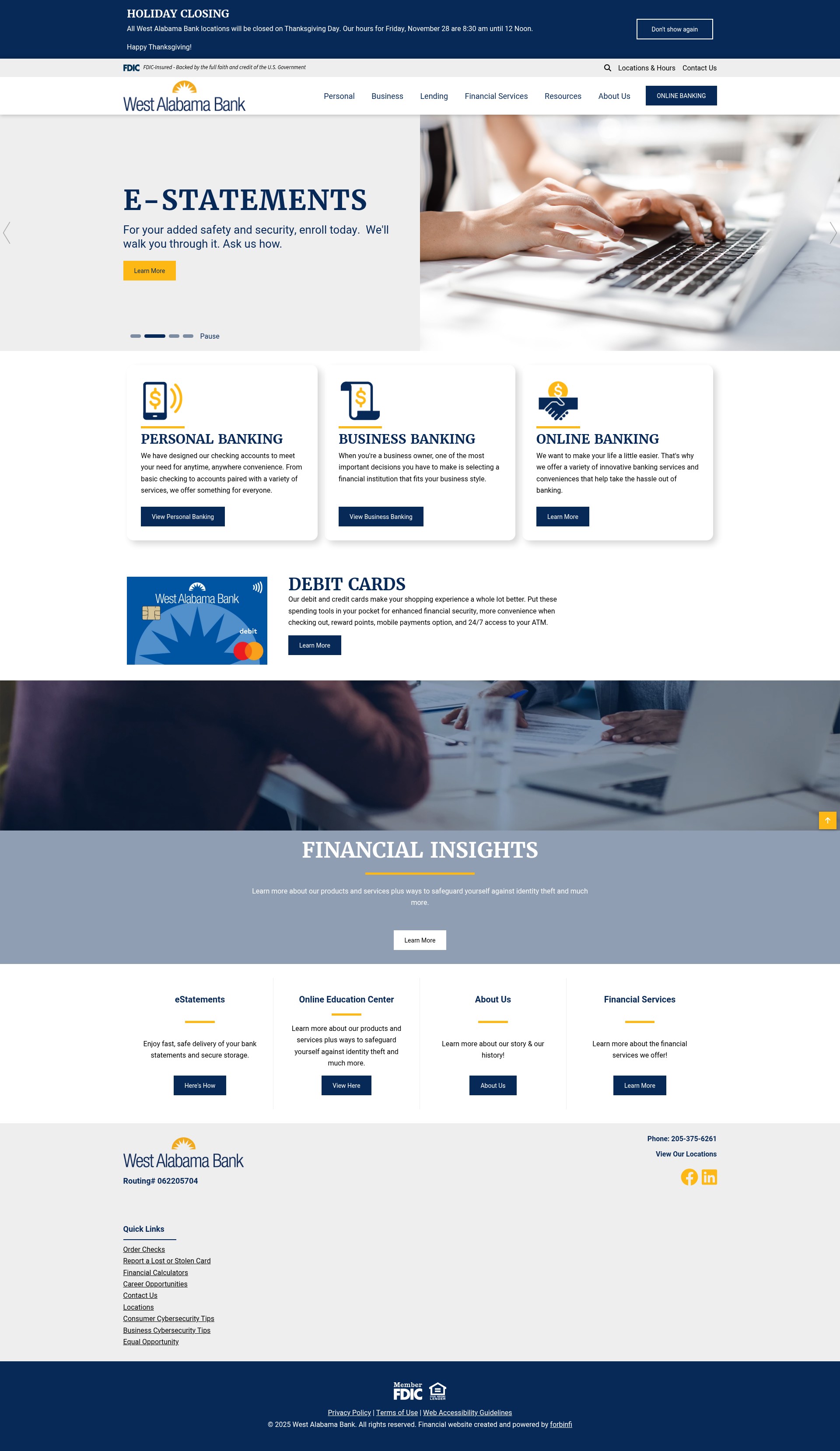Screenshot of wab.bank