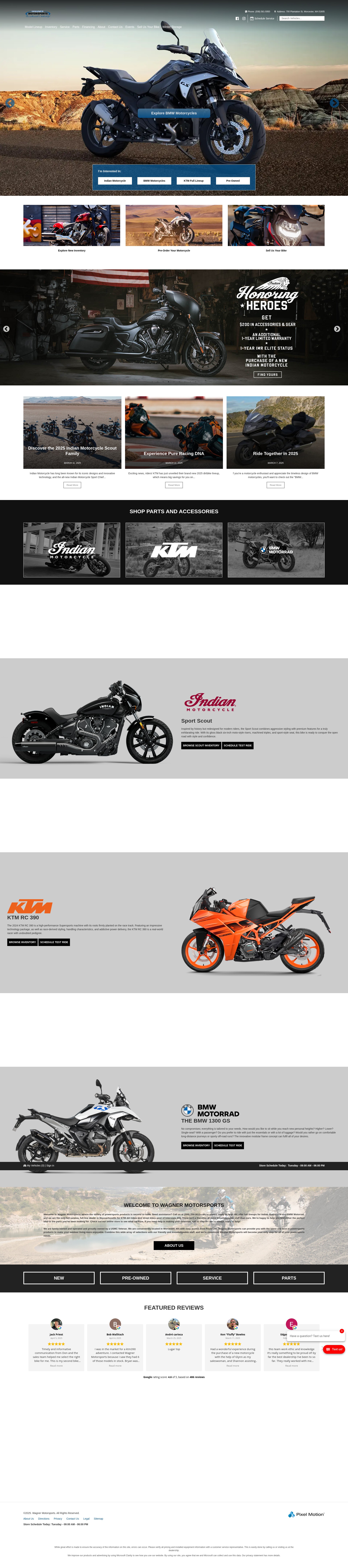 Screenshot of wagnermotorsport.com