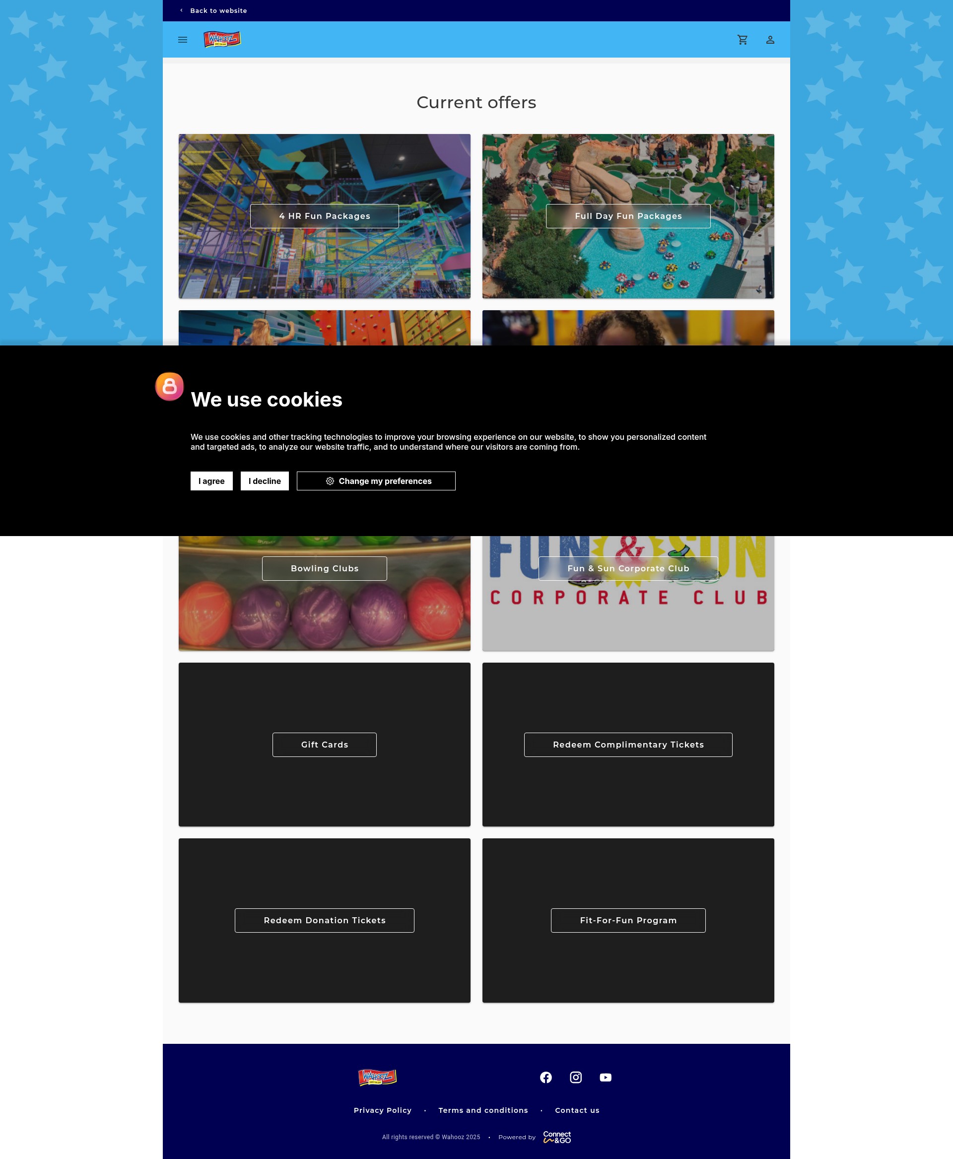 Screenshot of wahooz.connectngo.com