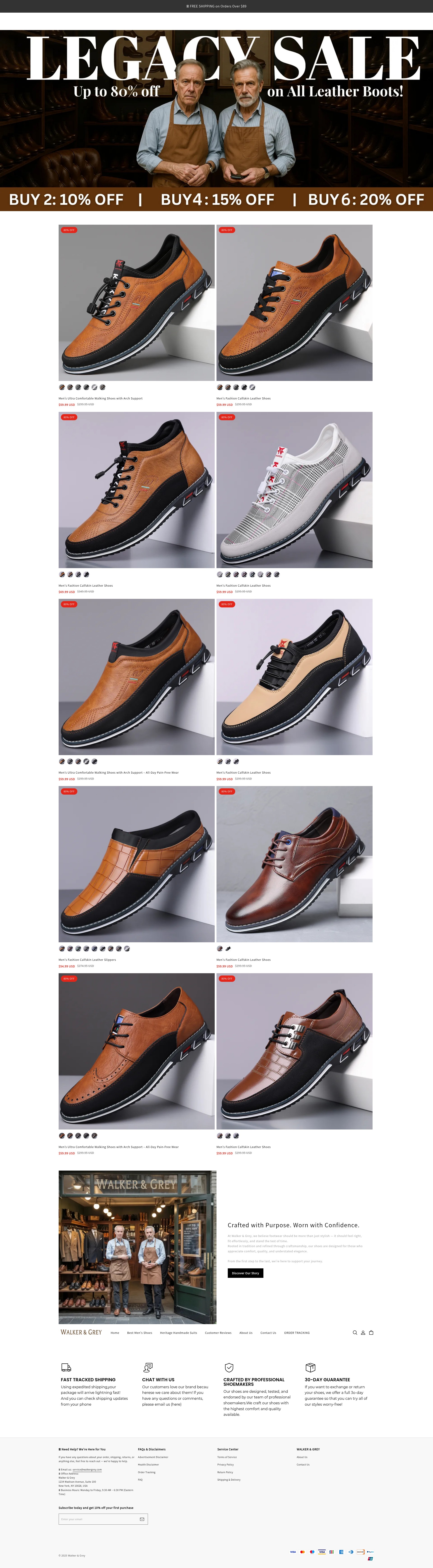 Screenshot of walkergrey.com