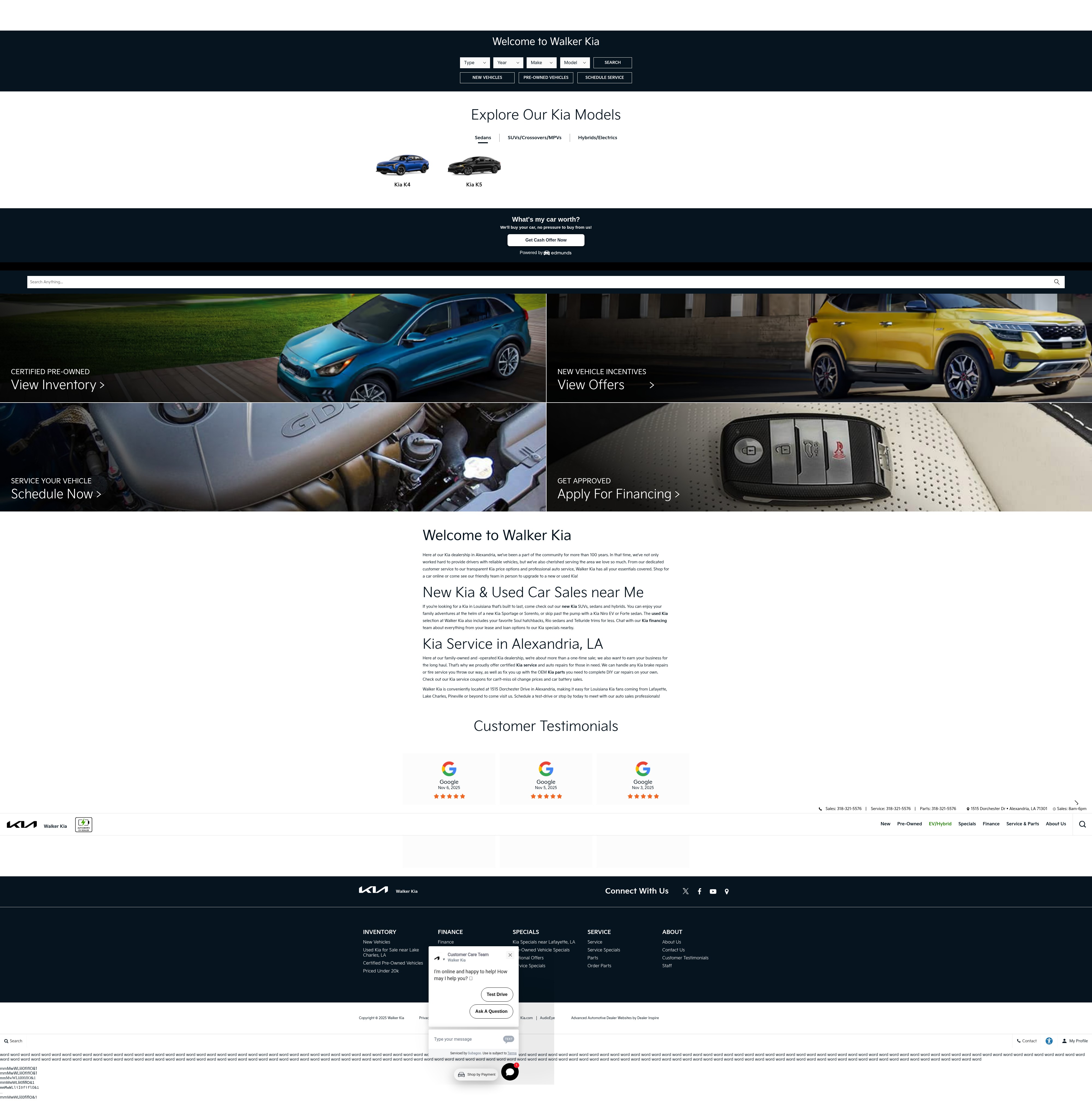 Screenshot of walkerkia.com